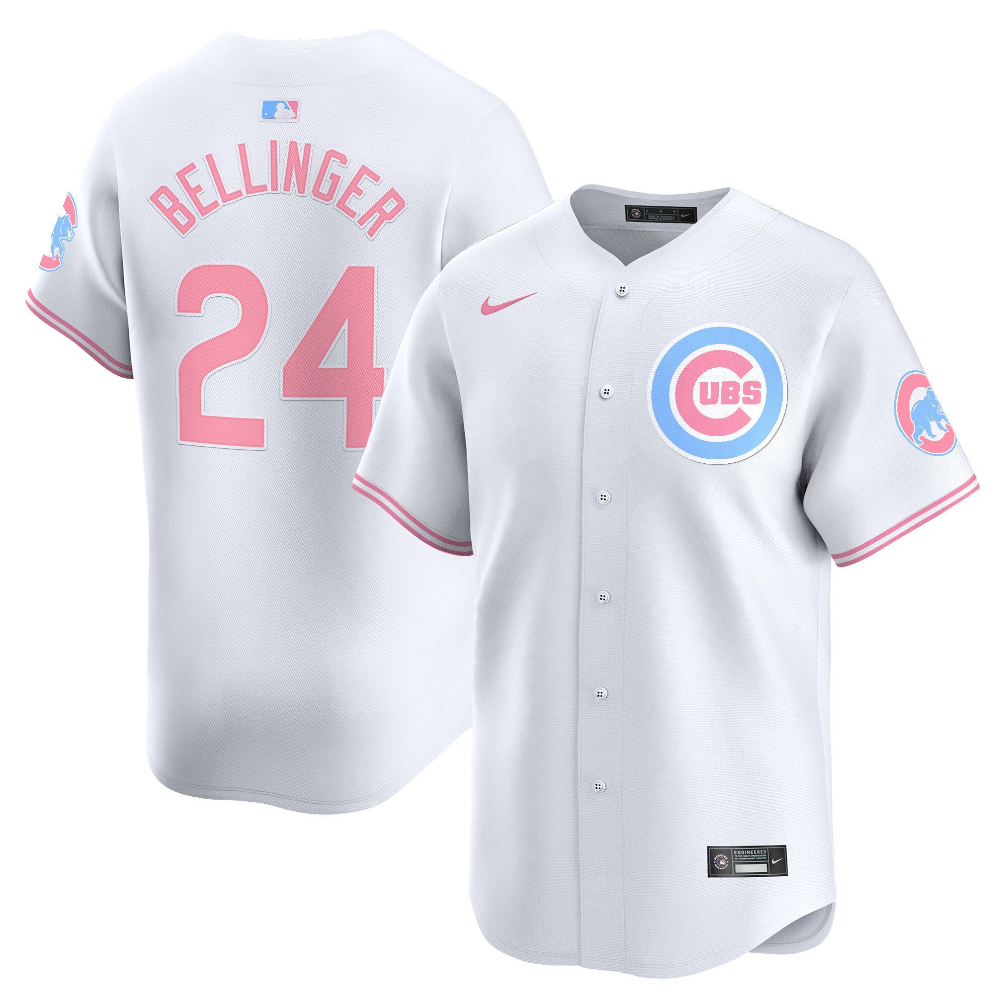Unisex Chicago Bubblegum Pink Vapor Premier Limited Jersey