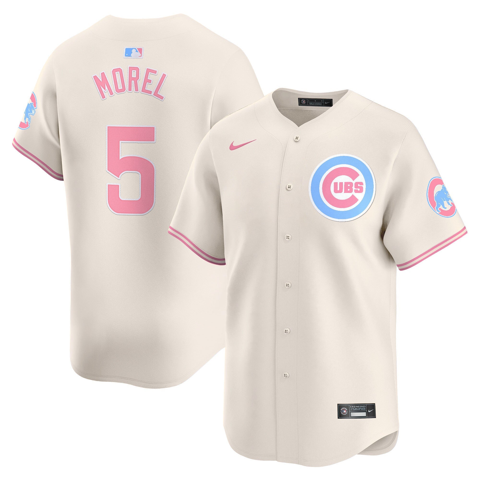 Unisex Chicago Bubblegum Pink Vapor Premier Limited Jersey