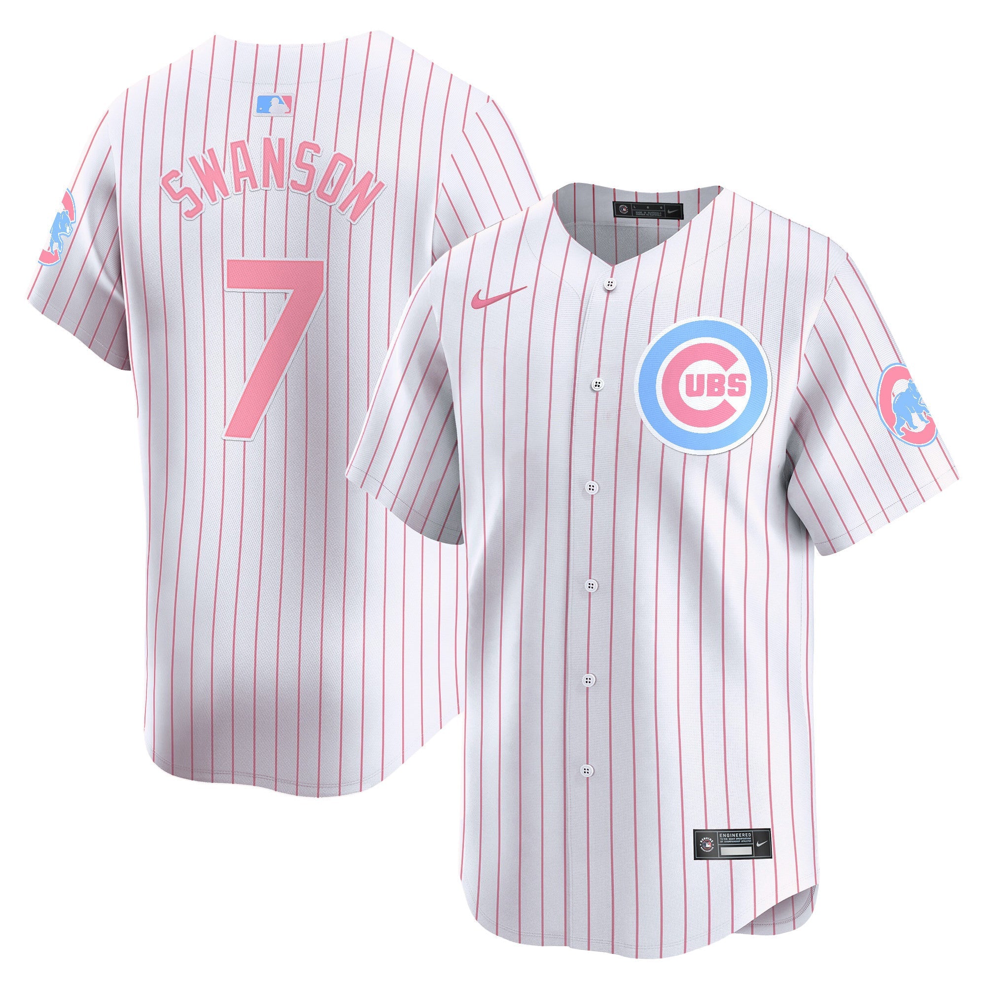 Unisex Chicago Bubblegum Pink Vapor Premier Limited Jersey
