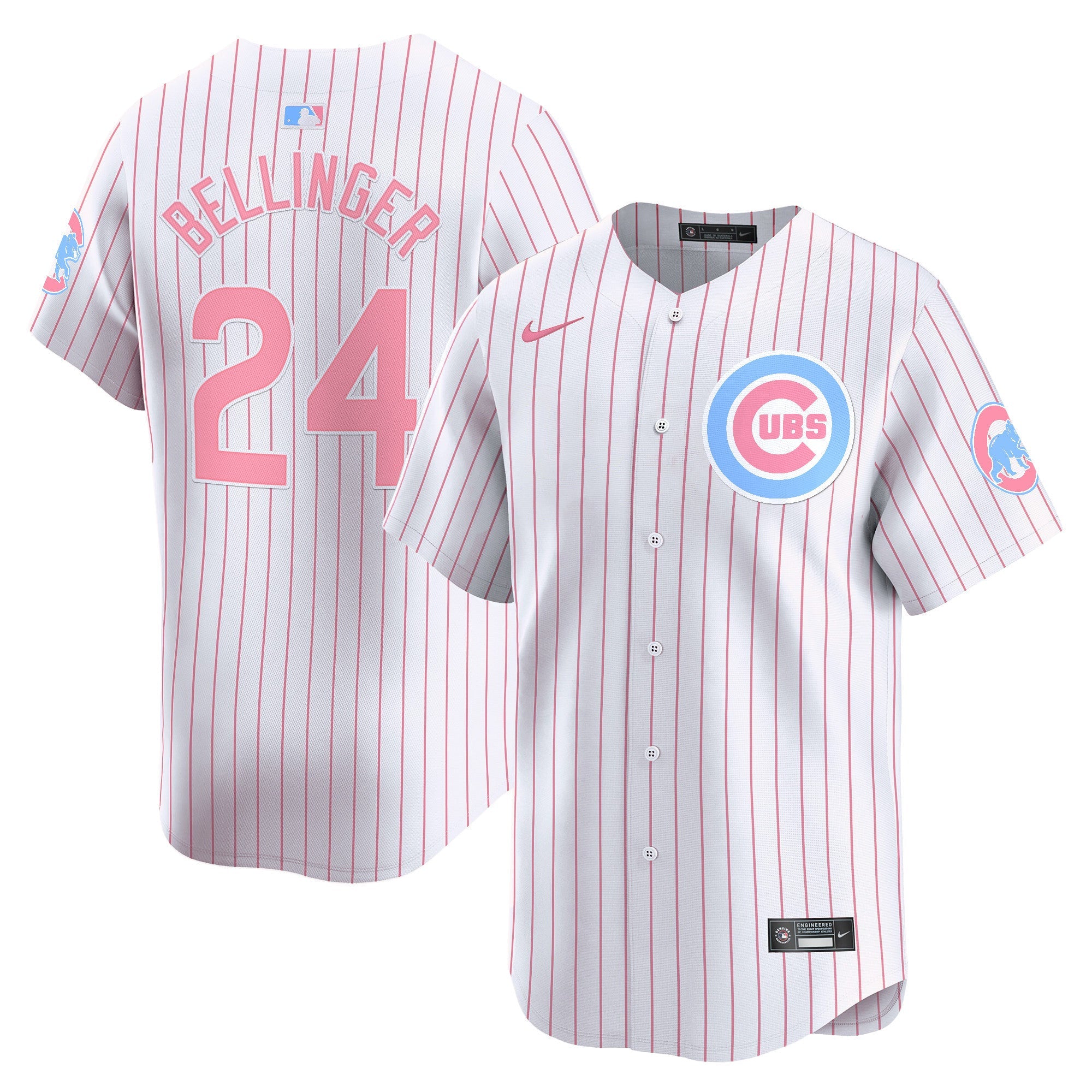 Unisex Chicago Bubblegum Pink Vapor Premier Limited Jersey