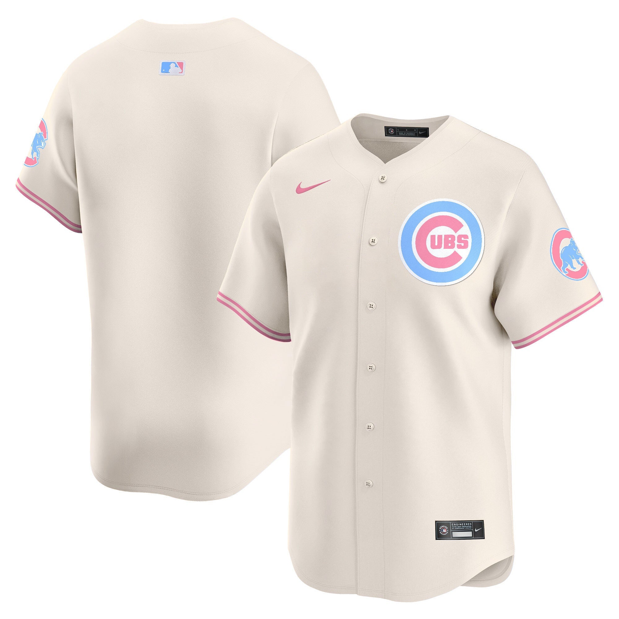 Unisex Chicago Bubblegum Pink Vapor Premier Limited Jersey