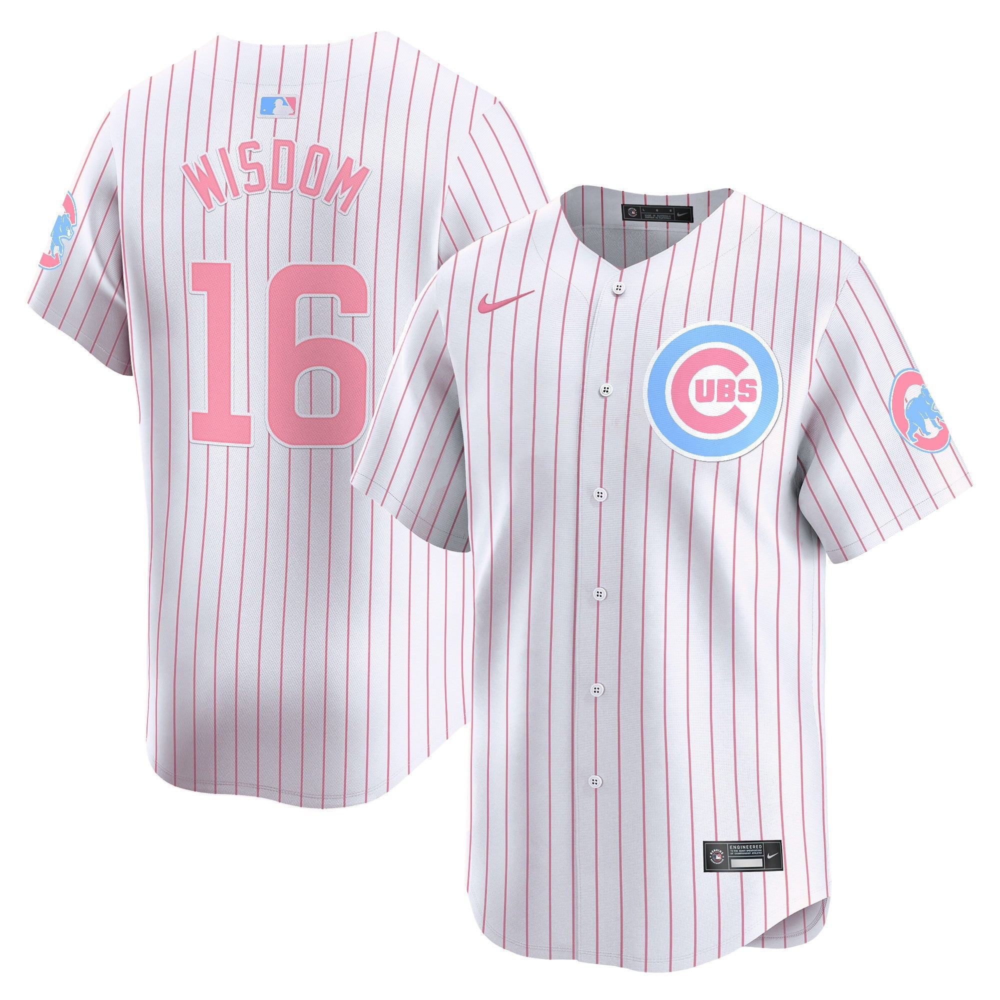 Unisex Chicago Bubblegum Pink Vapor Premier Limited Jersey