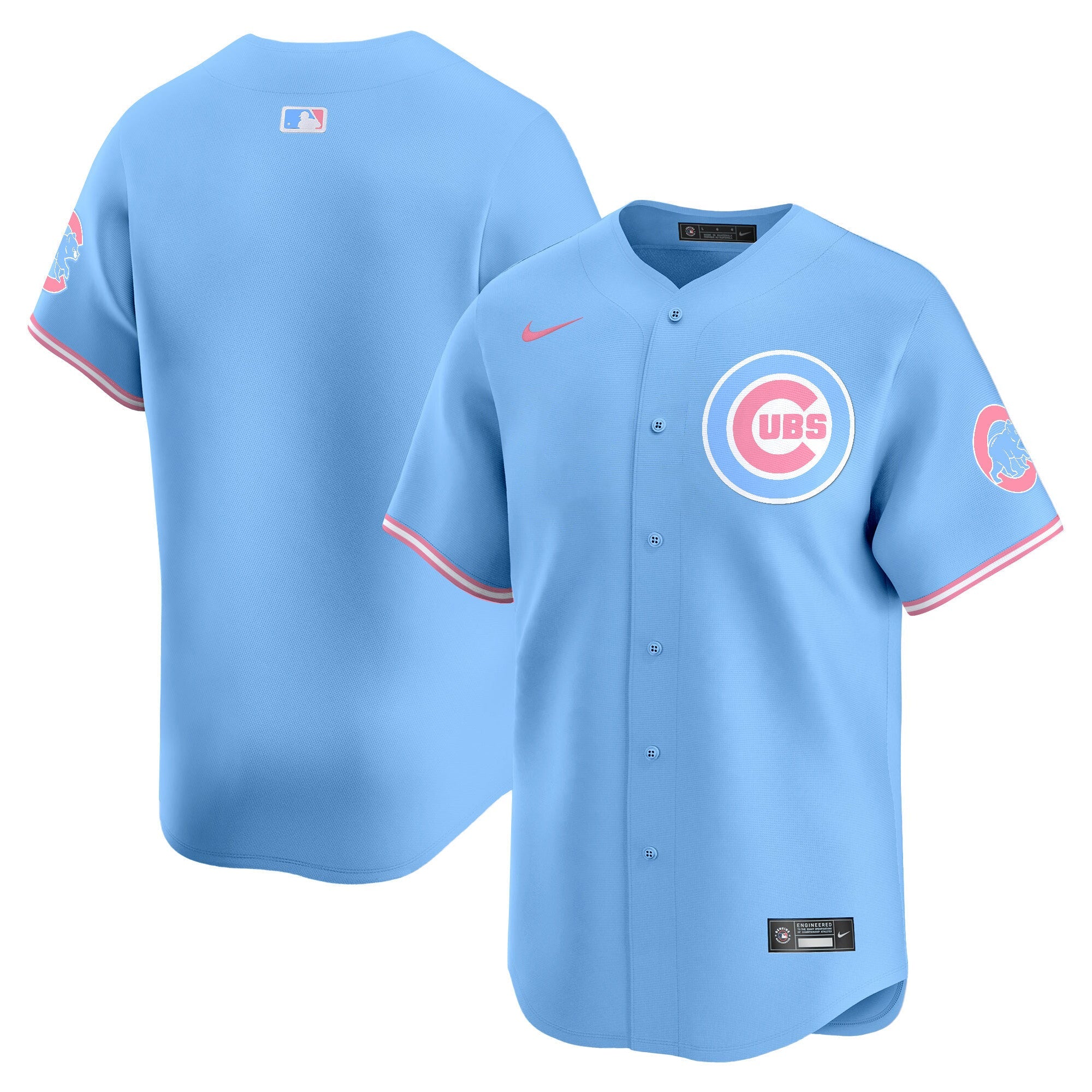 Unisex Chicago Bubblegum Pink Vapor Premier Limited Jersey