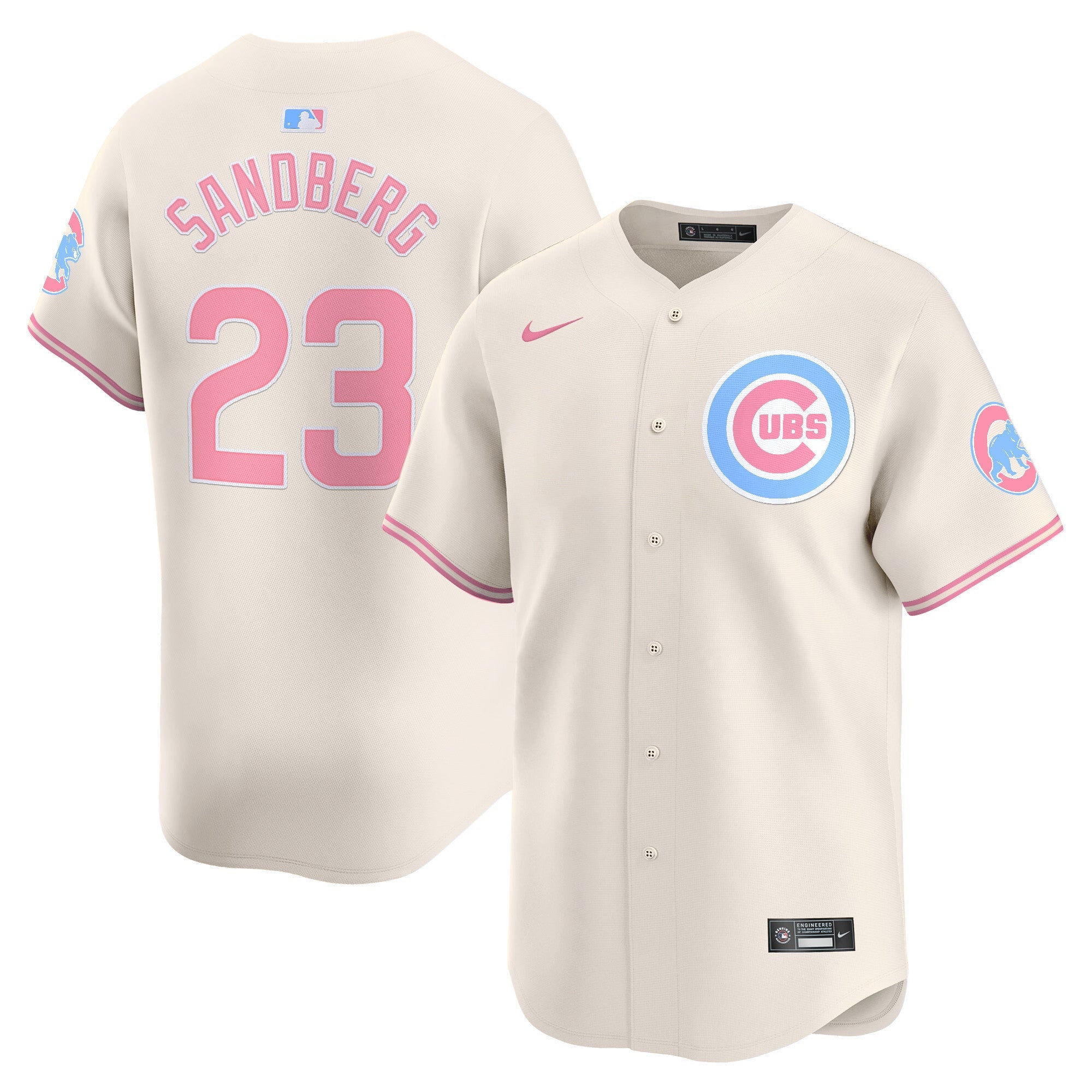 Unisex Chicago Bubblegum Pink Vapor Premier Limited Jersey