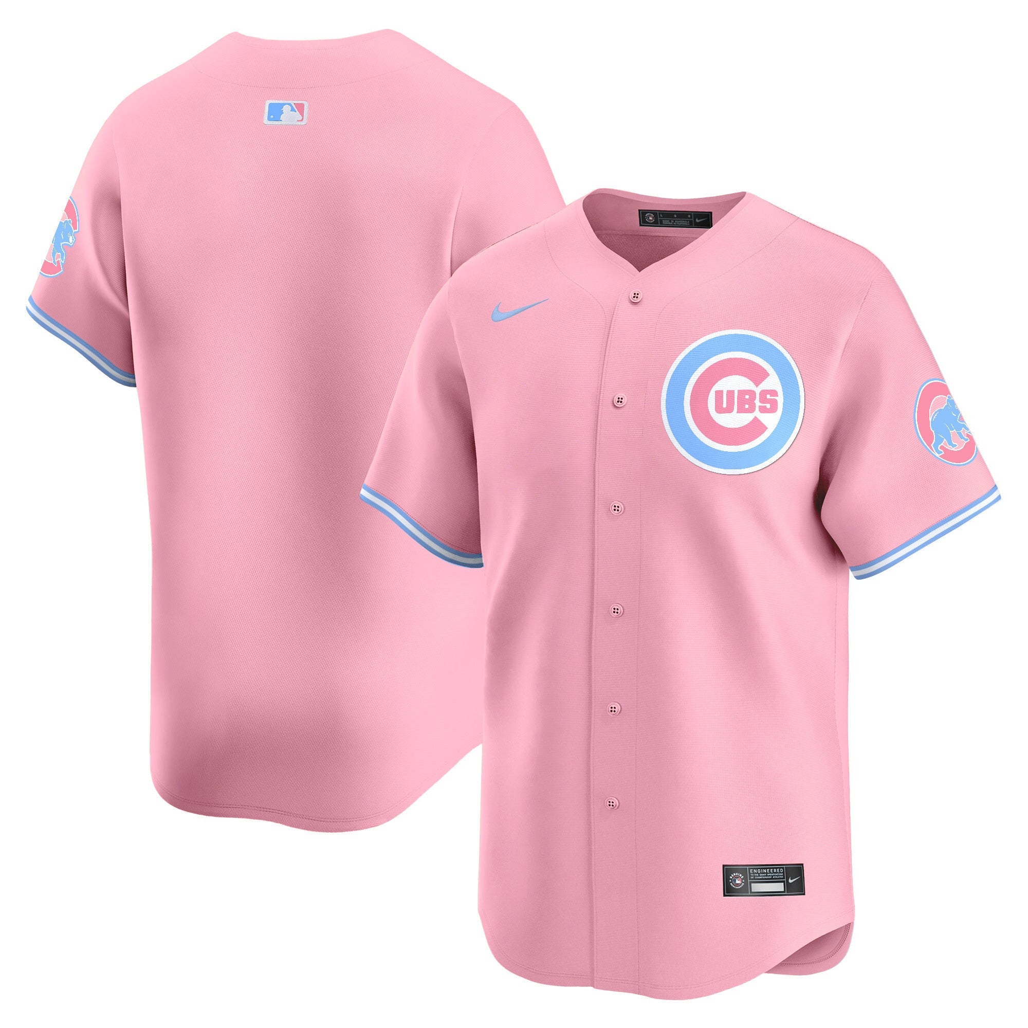 Unisex Chicago Bubblegum Pink Vapor Premier Limited Jersey
