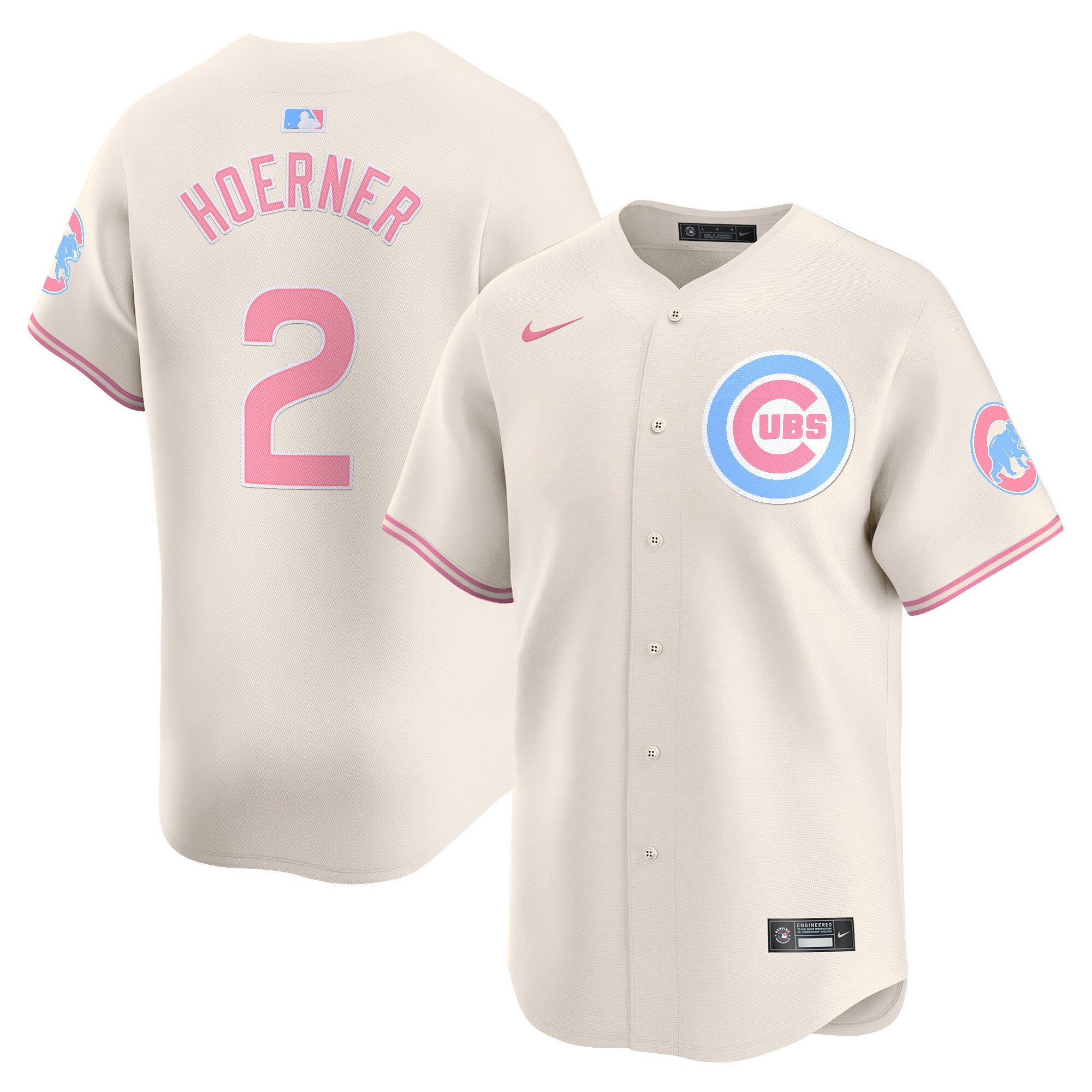 Unisex Chicago Bubblegum Pink Vapor Premier Limited Jersey