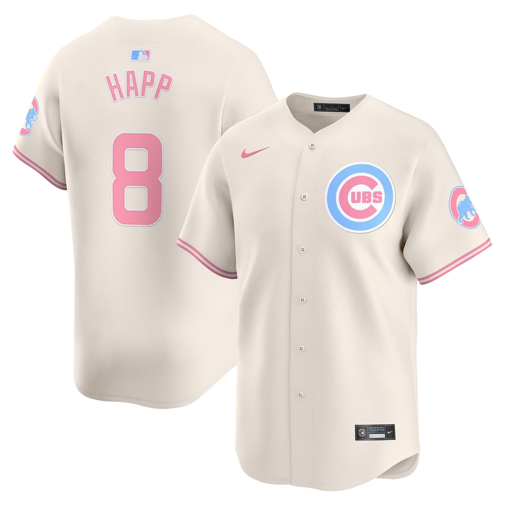 Unisex Chicago Bubblegum Pink Vapor Premier Limited Jersey