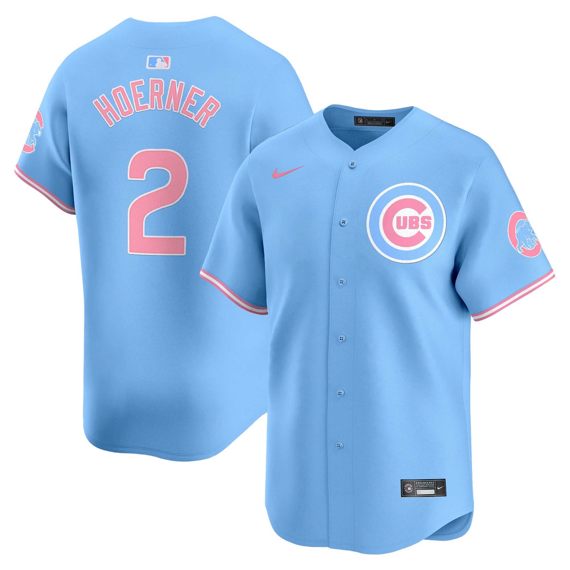 Unisex Chicago Bubblegum Pink Vapor Premier Limited Jersey