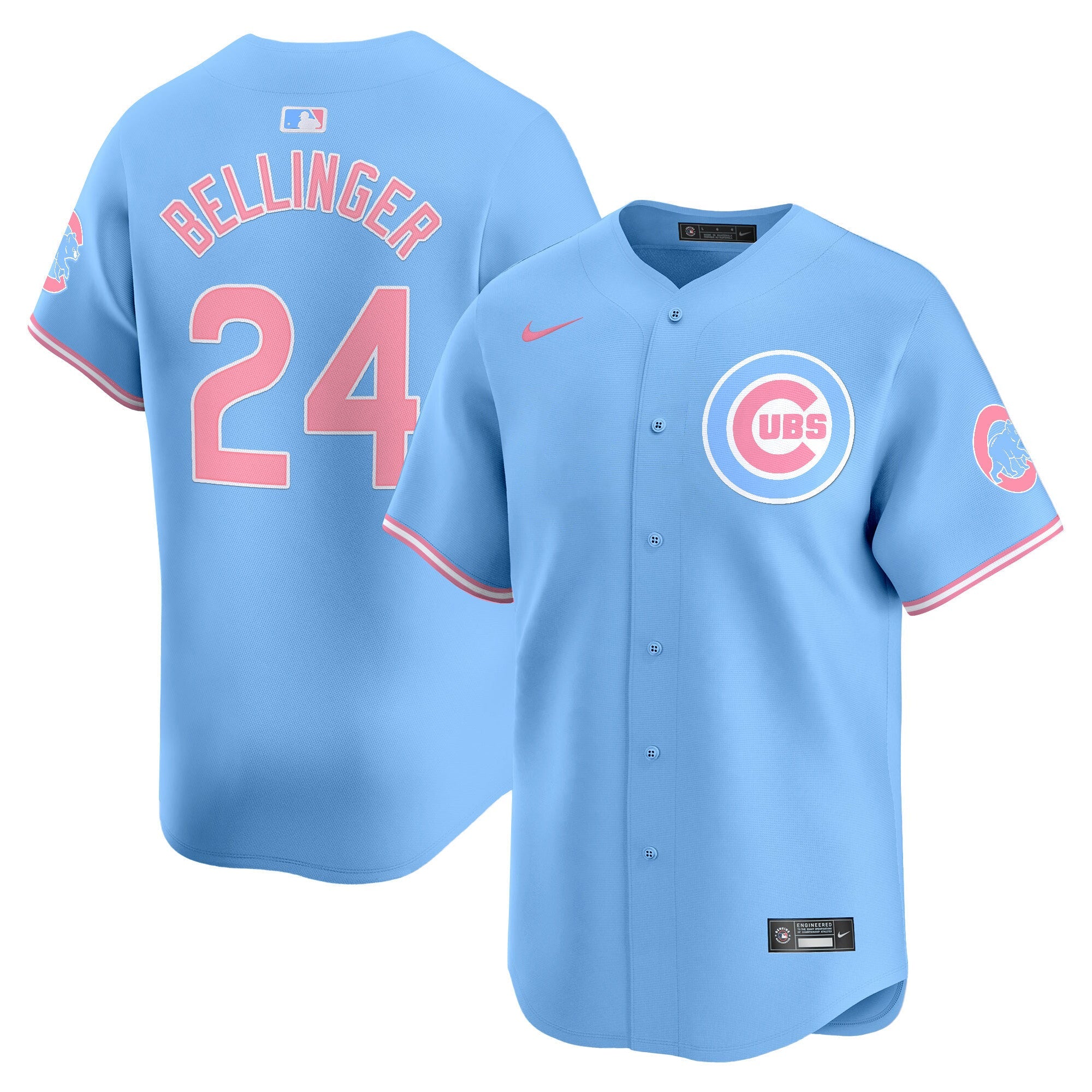 Unisex Chicago Bubblegum Pink Vapor Premier Limited Jersey