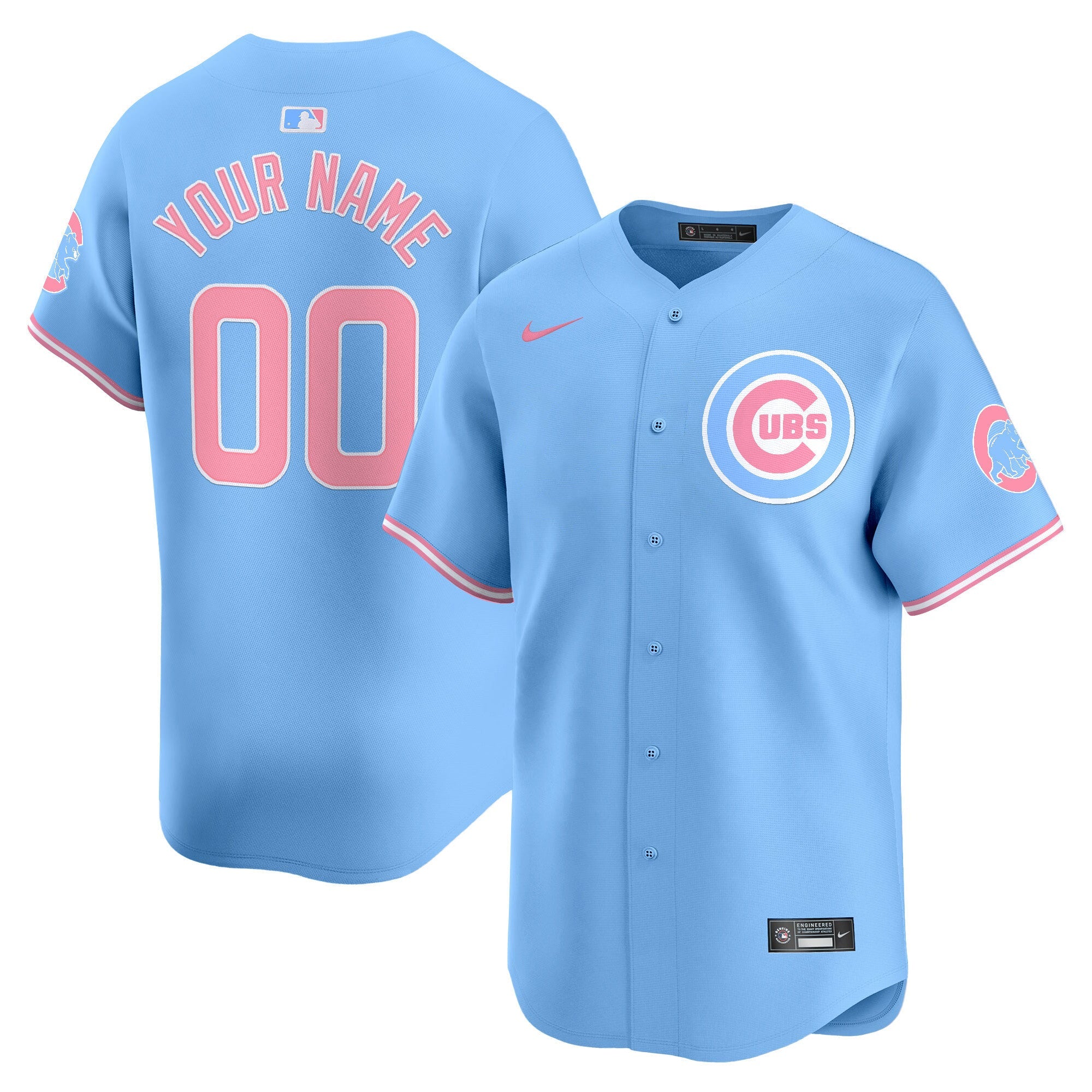 Chicago Bubblegum Pink Vapor Premier Limited Custom Jersey