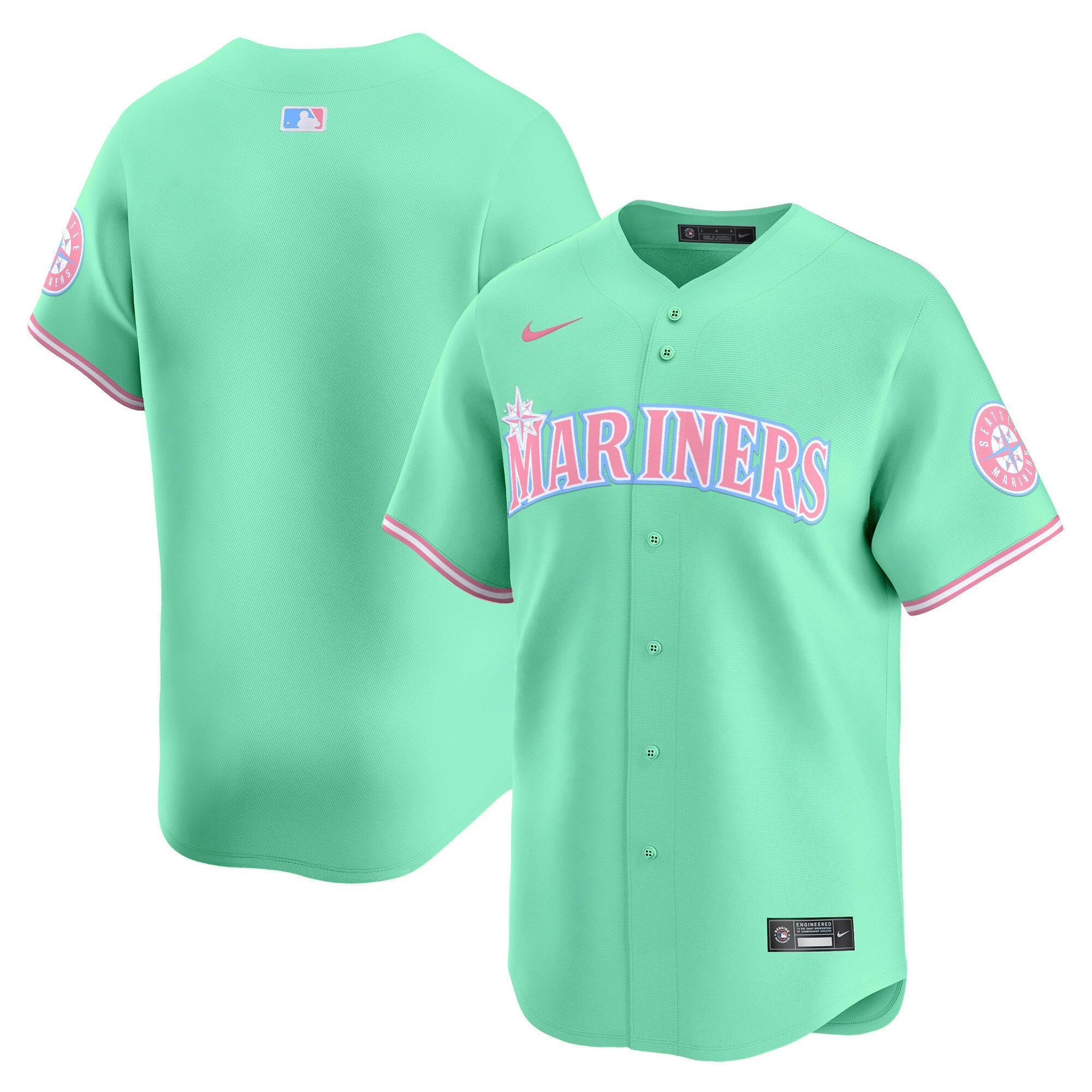Unisex Seattle Bubblegum Pink Vapor Premier Limited Jersey