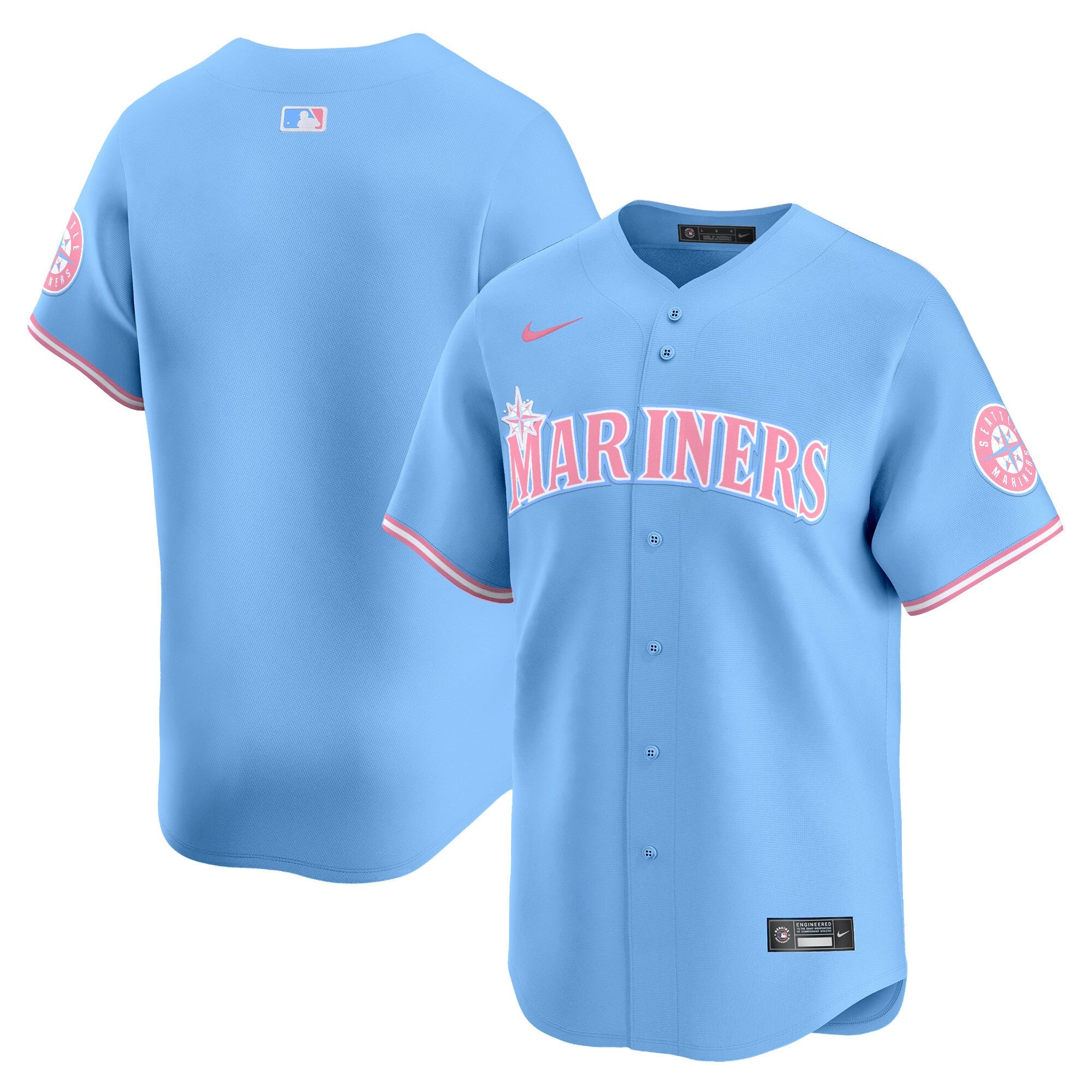 Unisex Seattle Bubblegum Pink Vapor Premier Limited Jersey