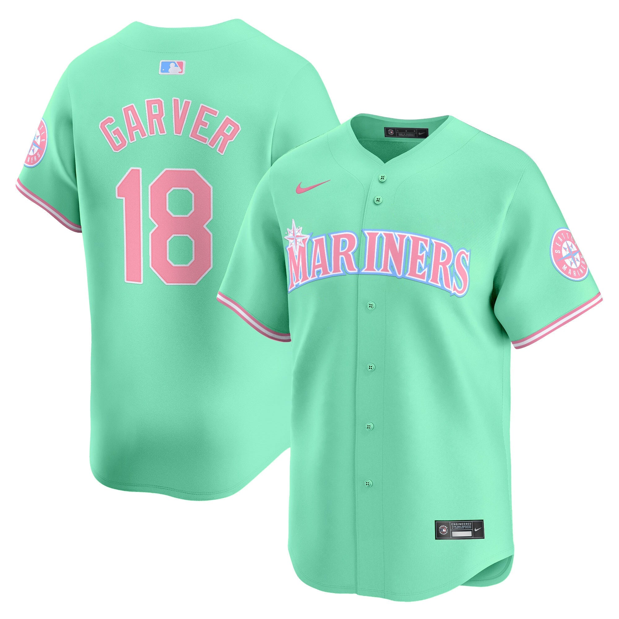 Unisex Seattle Bubblegum Pink Vapor Premier Limited Jersey