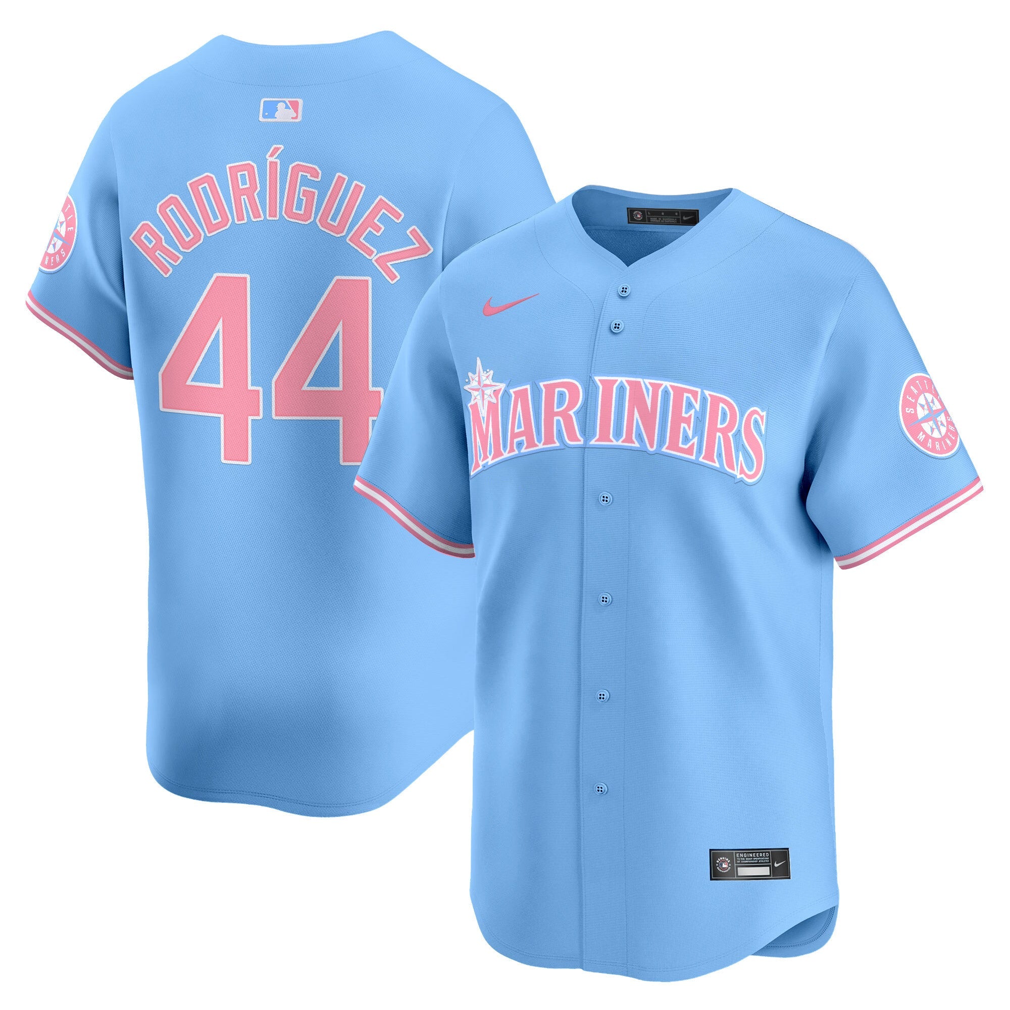 Unisex Seattle Bubblegum Pink Vapor Premier Limited Jersey