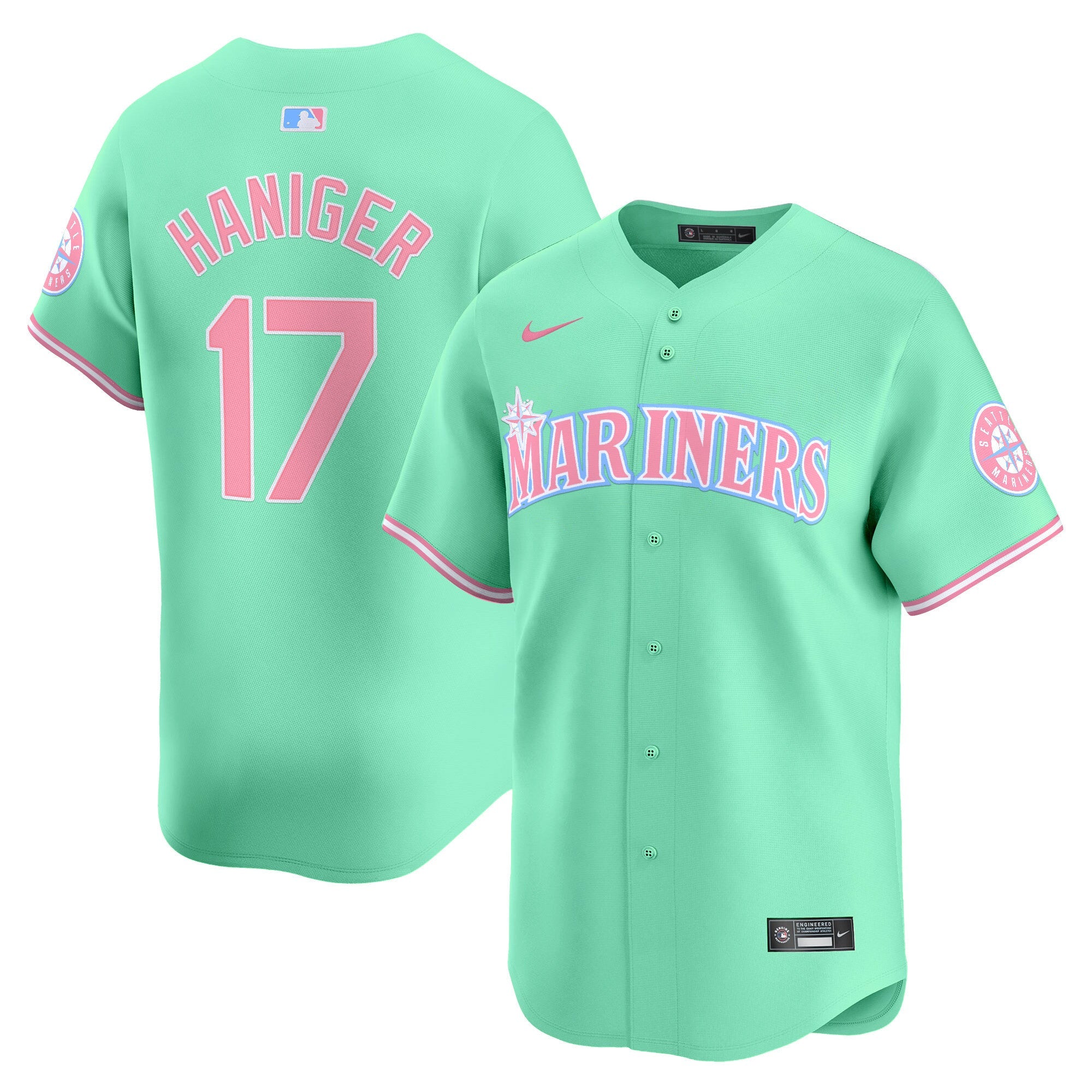 Unisex Seattle Bubblegum Pink Vapor Premier Limited Jersey