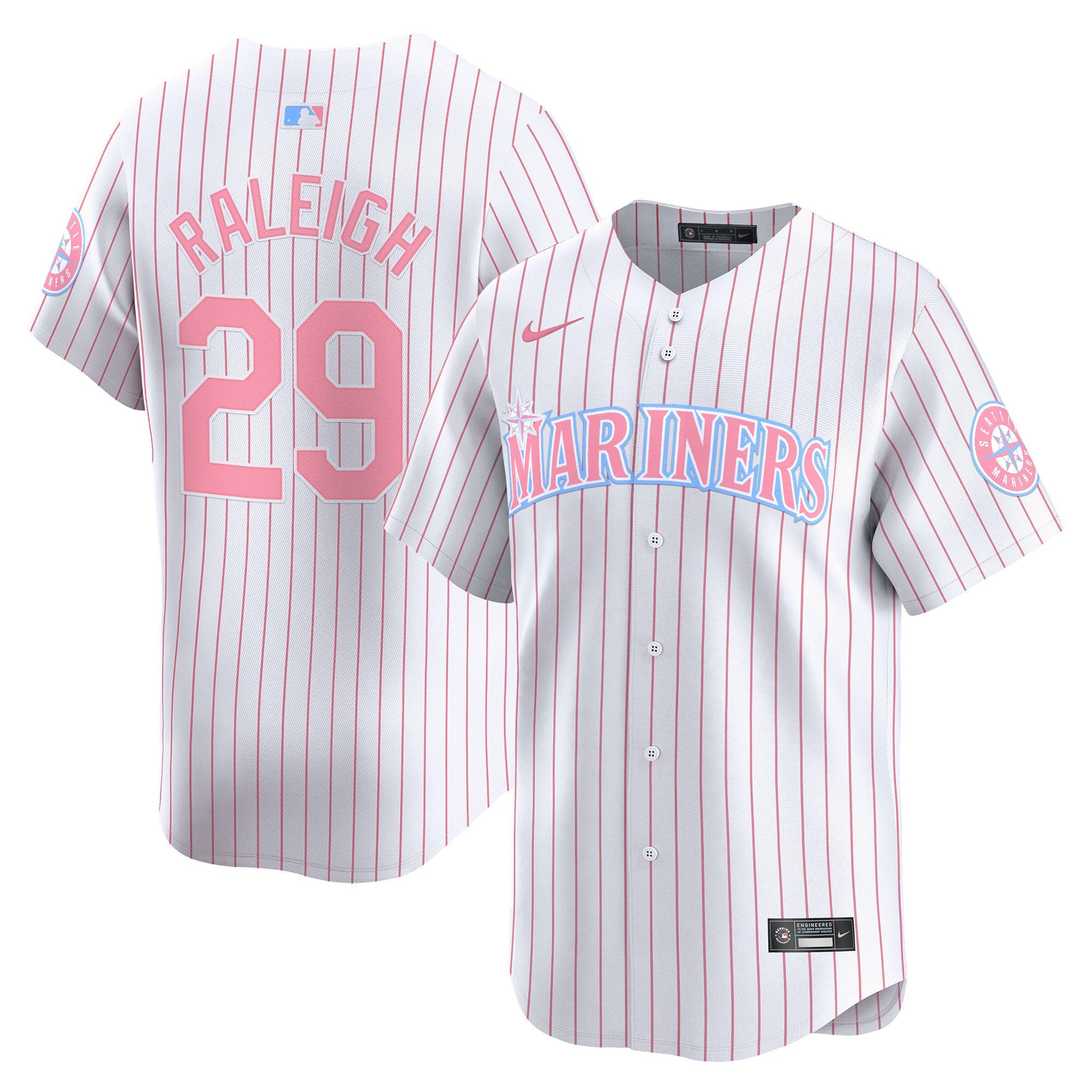 Unisex Seattle Bubblegum Pink Vapor Premier Limited Jersey
