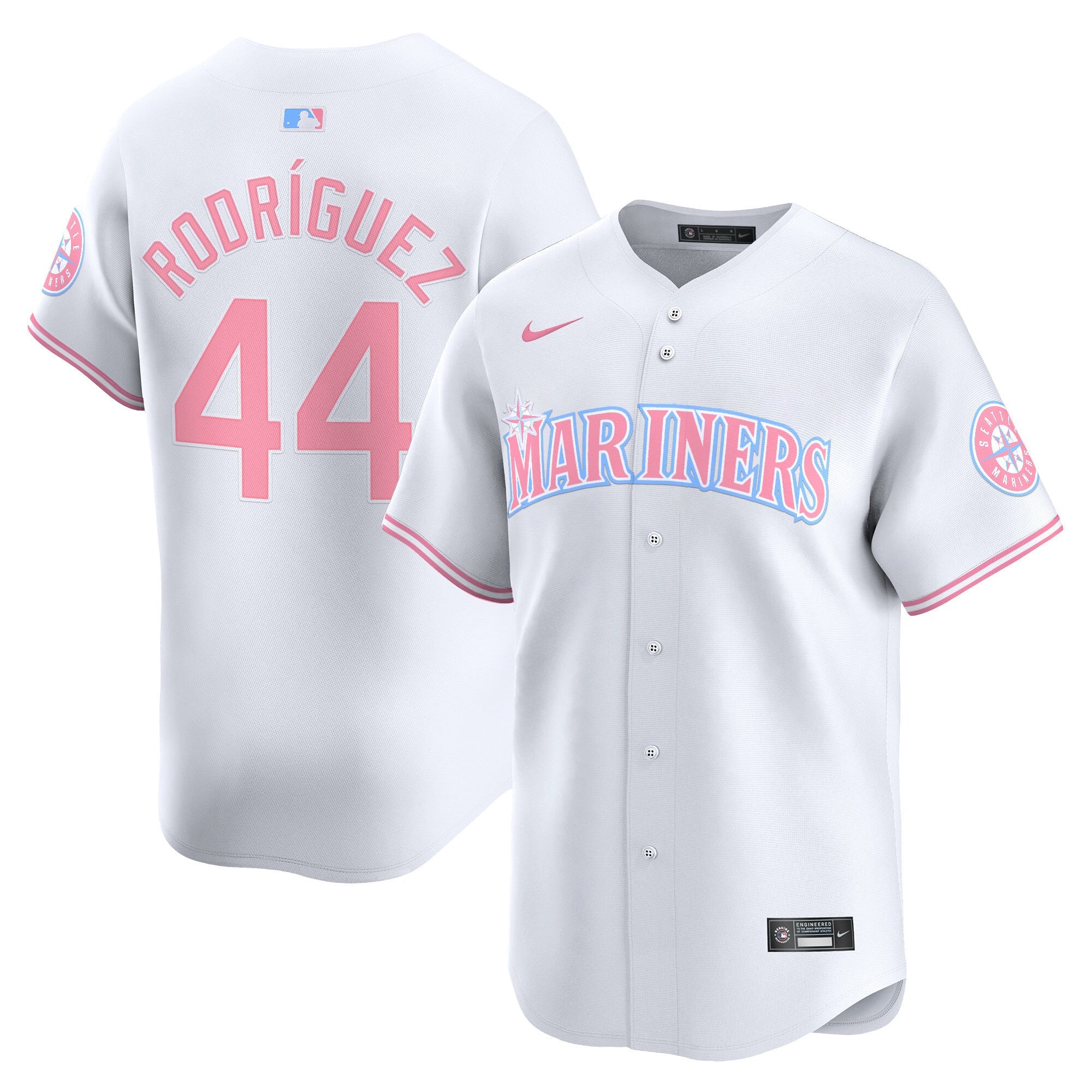 Unisex Seattle Bubblegum Pink Vapor Premier Limited Jersey
