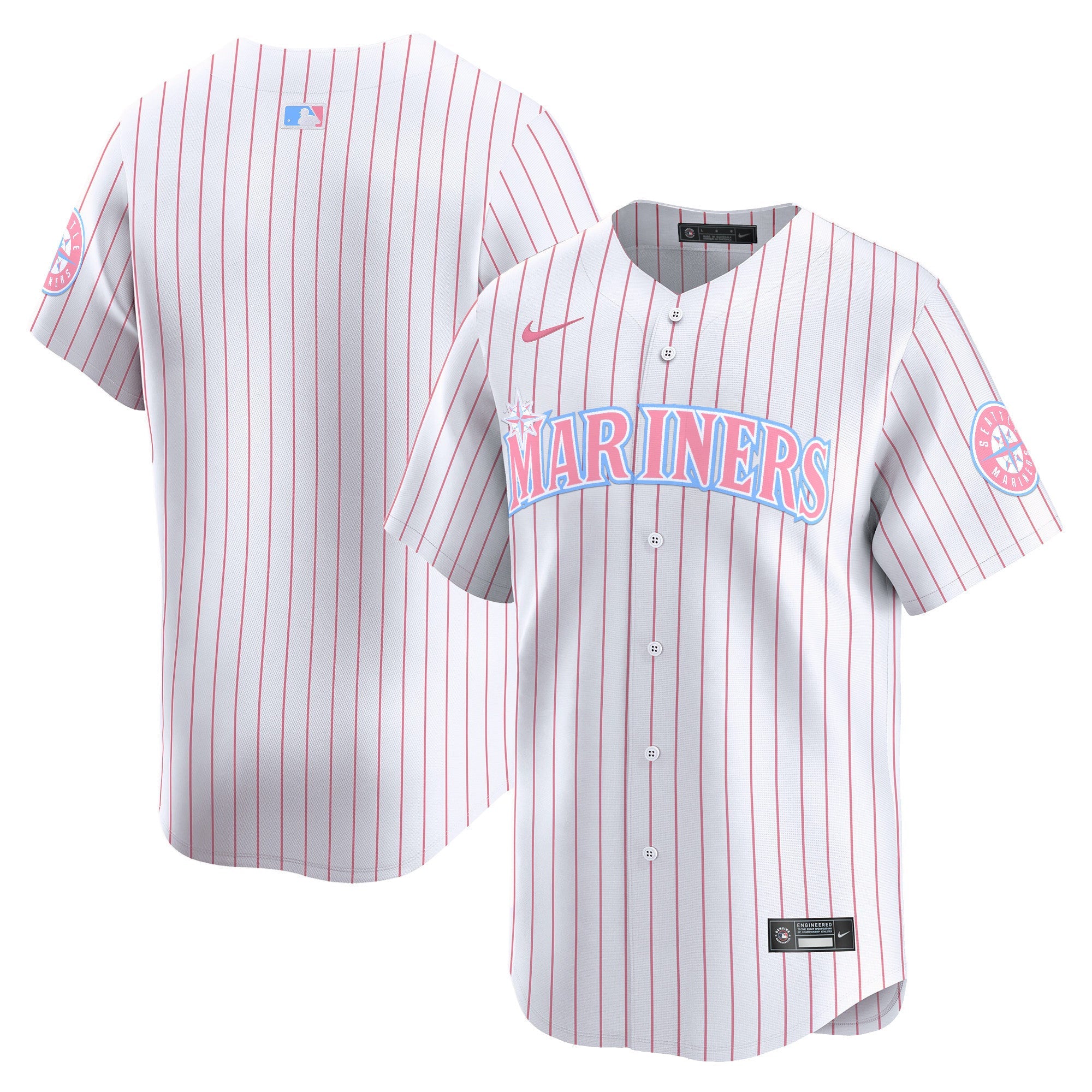 Unisex Seattle Bubblegum Pink Vapor Premier Limited Jersey