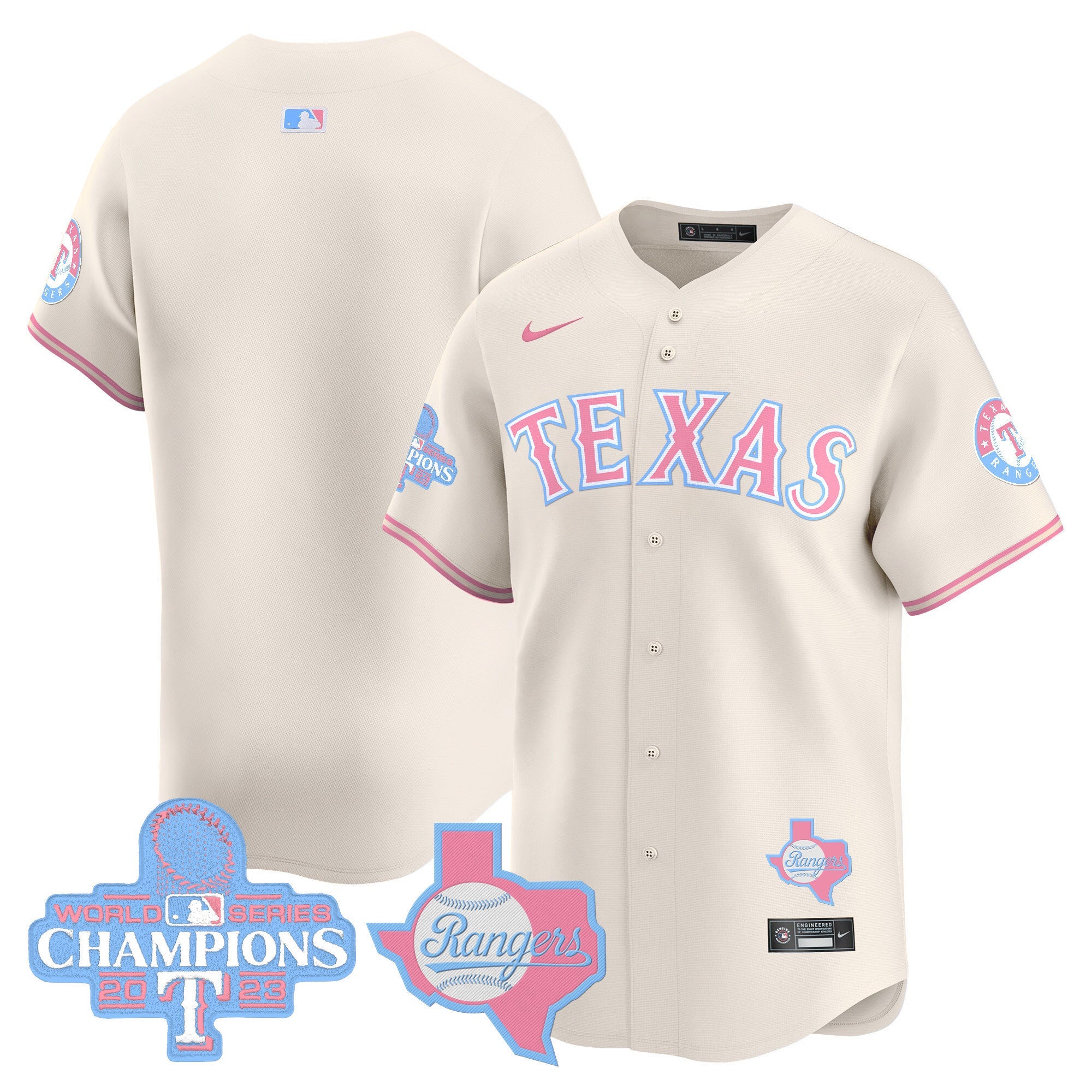 Unisex Texas Bubblegum Pink Vapor Premier Limited Jersey