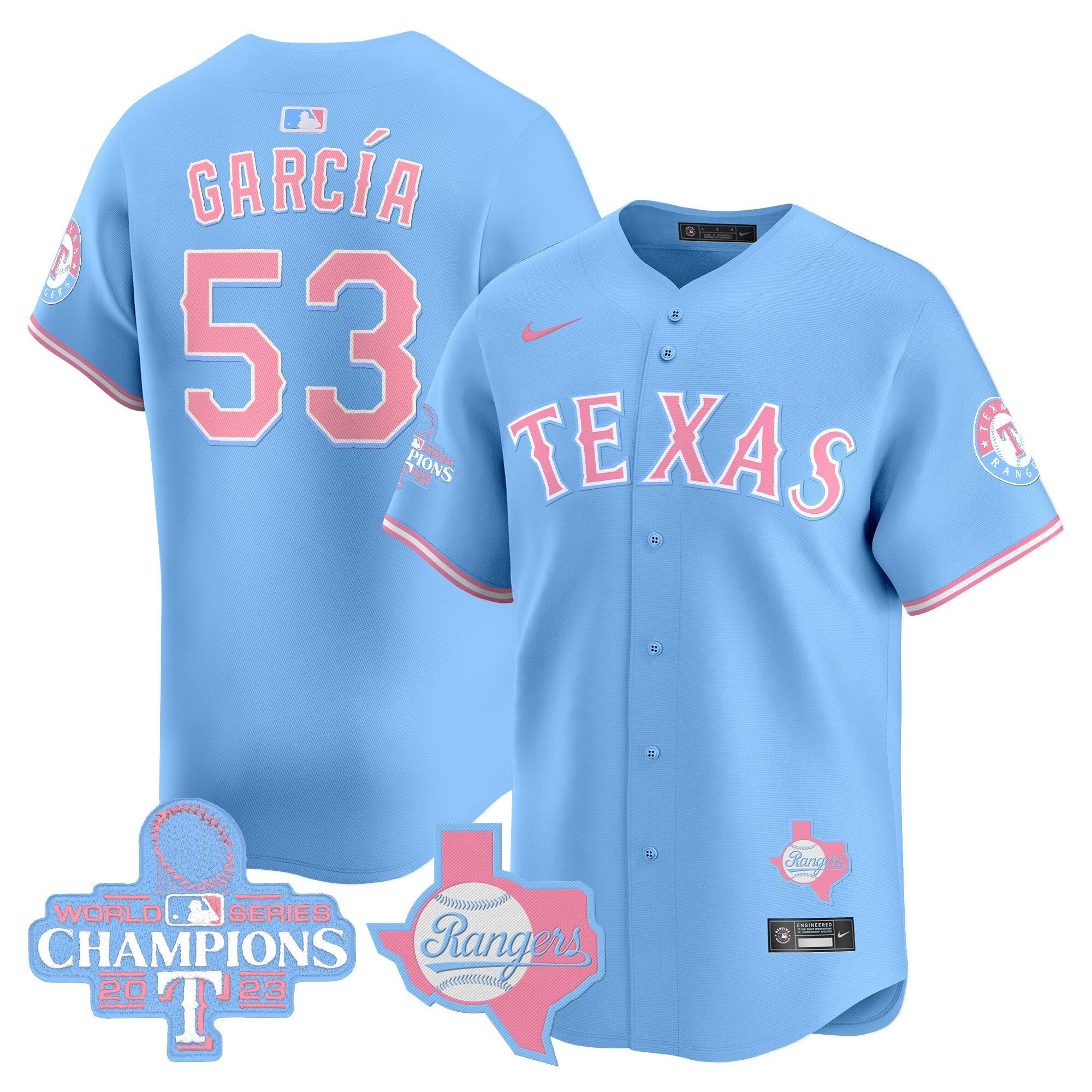Unisex Texas Bubblegum Pink Vapor Premier Limited Jersey