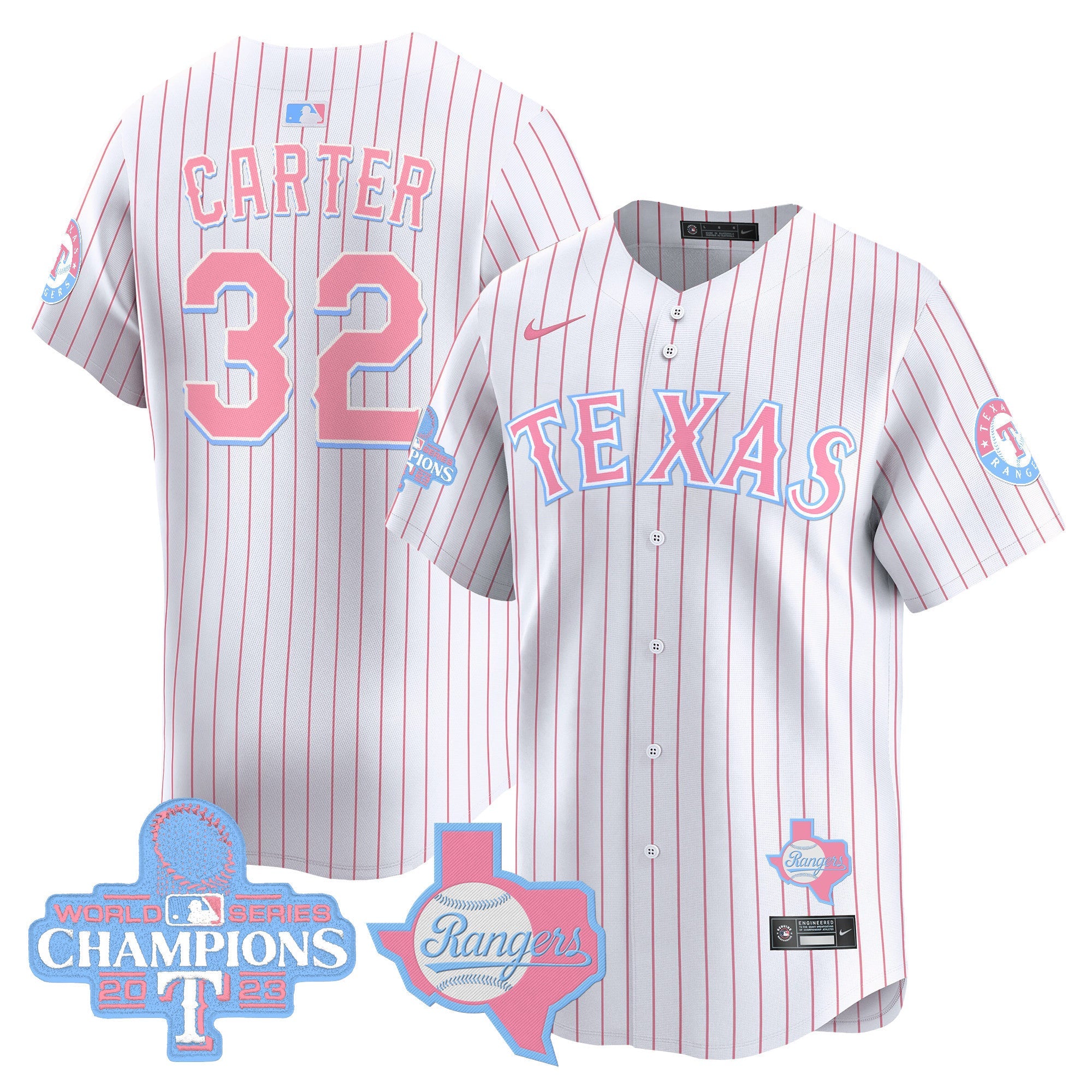 Unisex Texas Bubblegum Pink Vapor Premier Limited Jersey