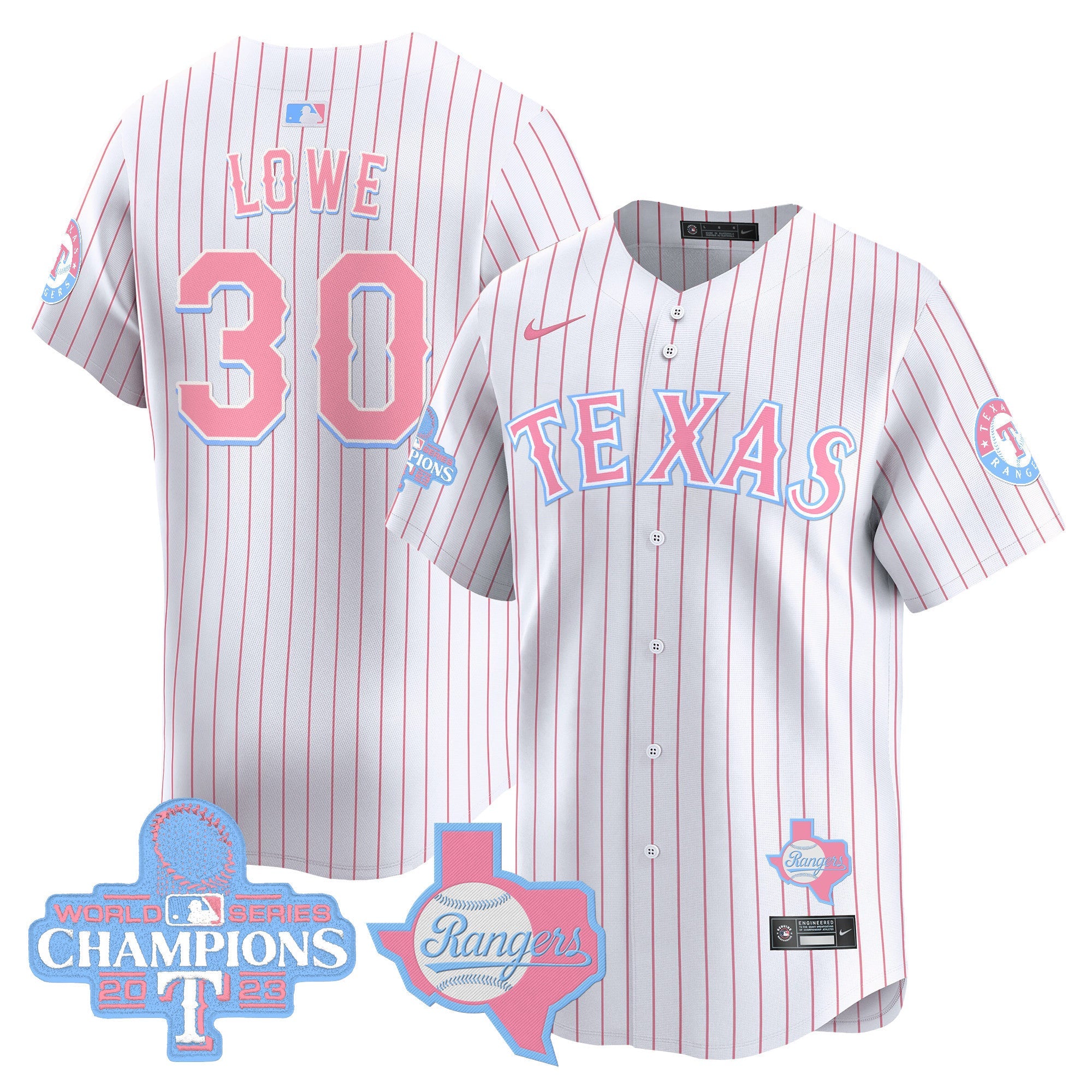 Unisex Texas Bubblegum Pink Vapor Premier Limited Jersey