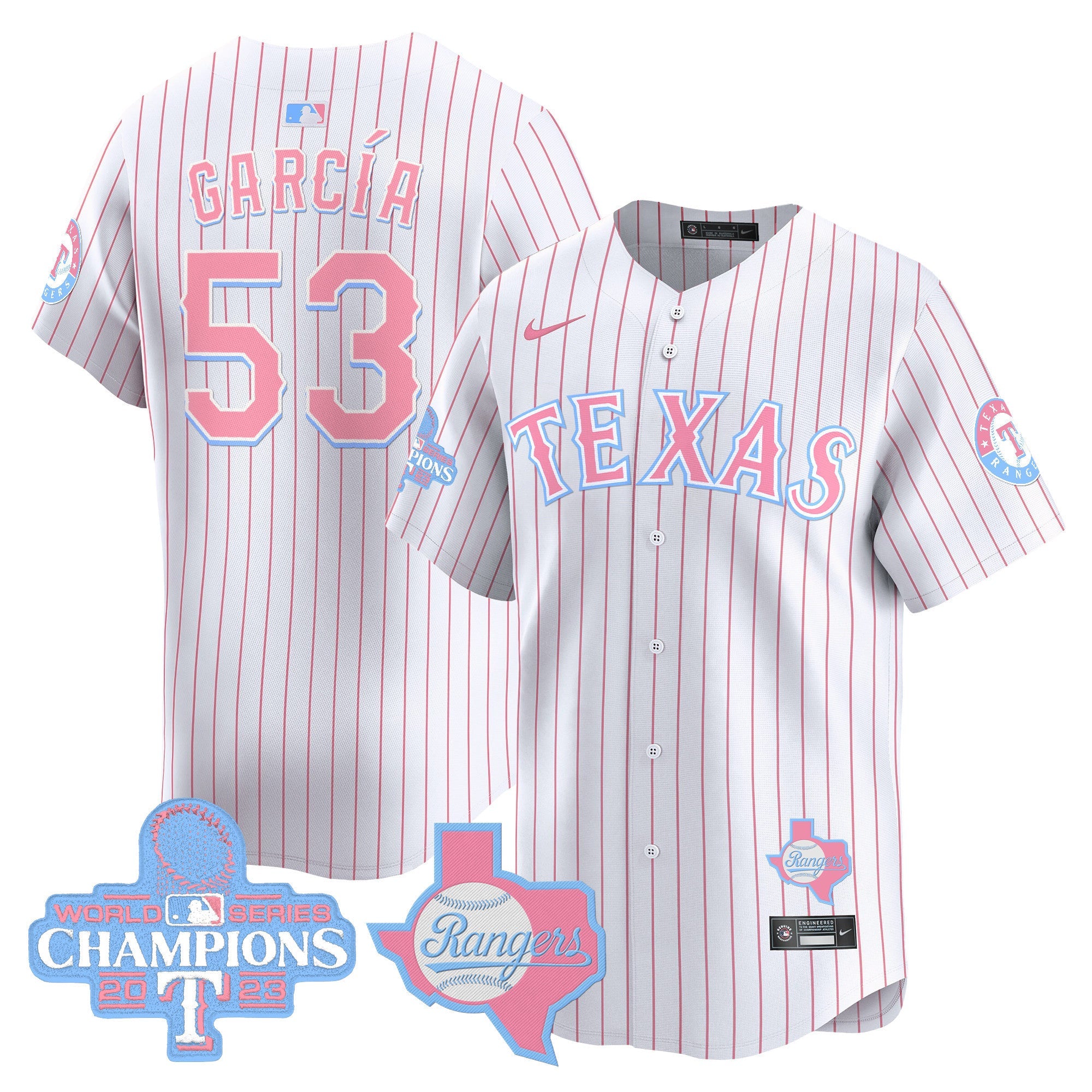 Unisex Texas Bubblegum Pink Vapor Premier Limited Jersey