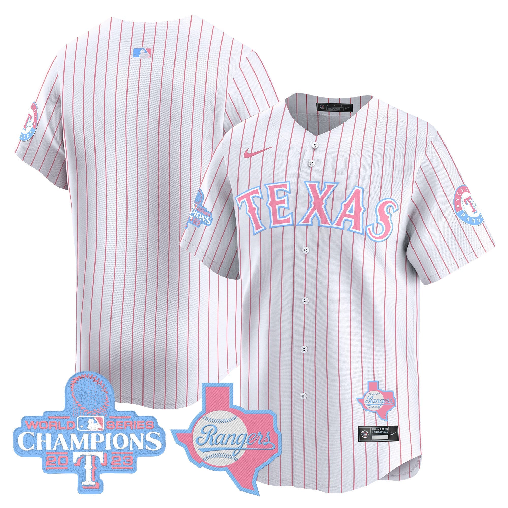 Unisex Texas Bubblegum Pink Vapor Premier Limited Jersey