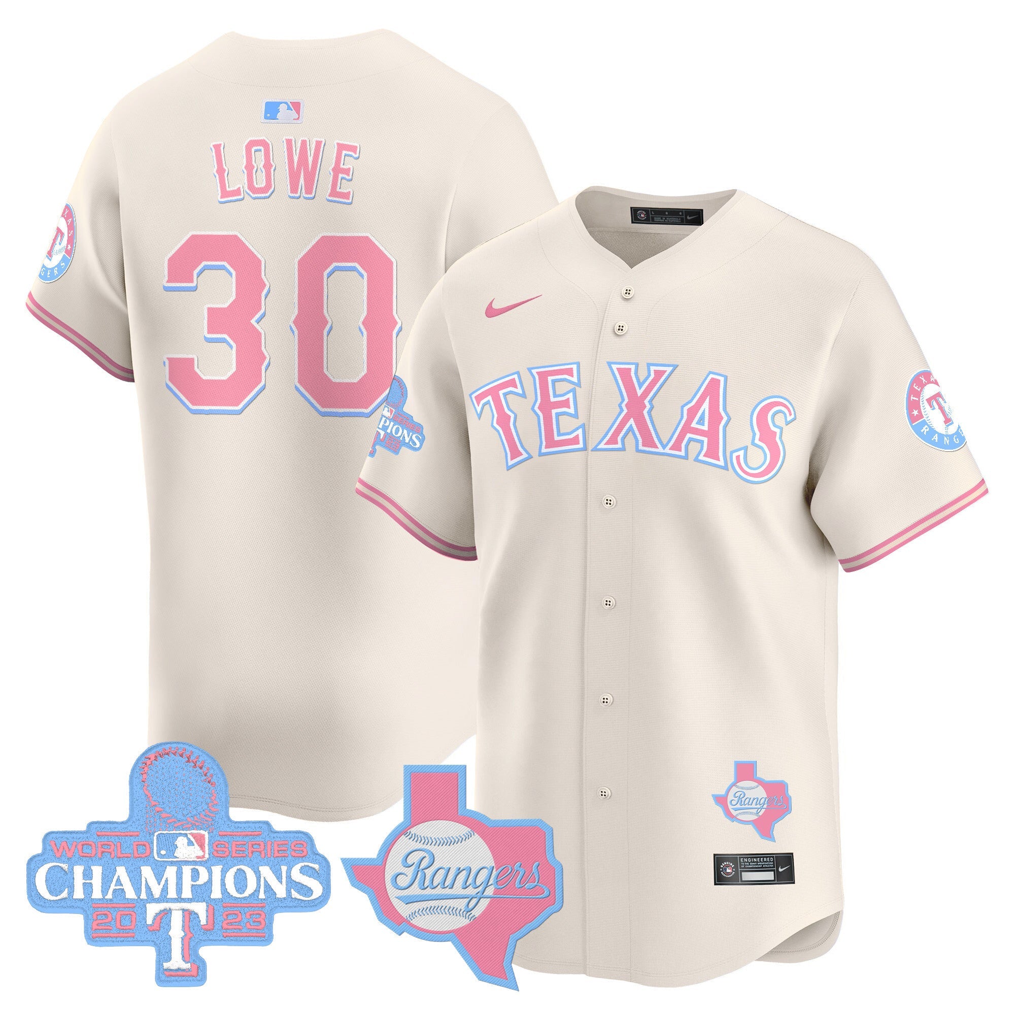 Unisex Texas Bubblegum Pink Vapor Premier Limited Jersey