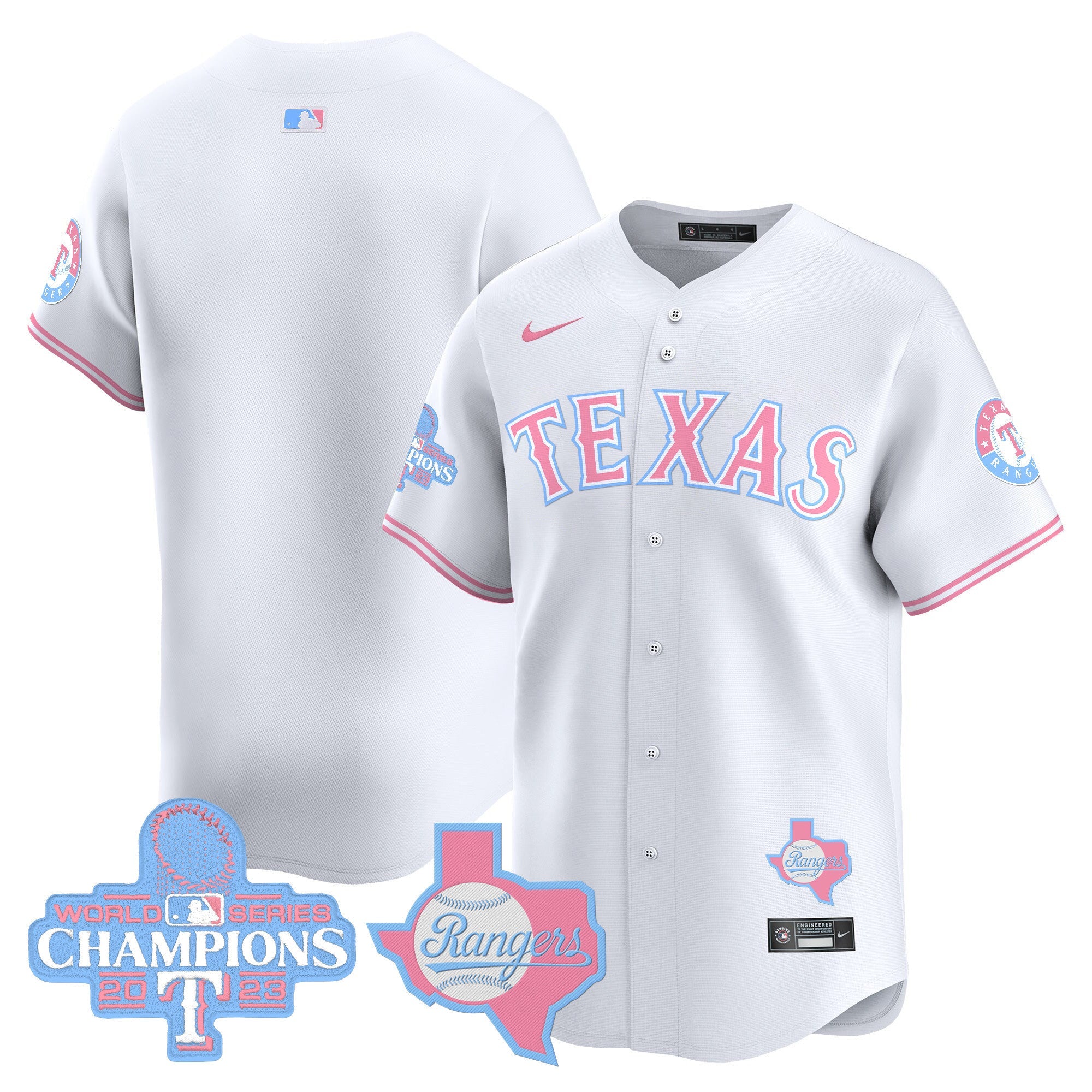 Unisex Texas Bubblegum Pink Vapor Premier Limited Jersey