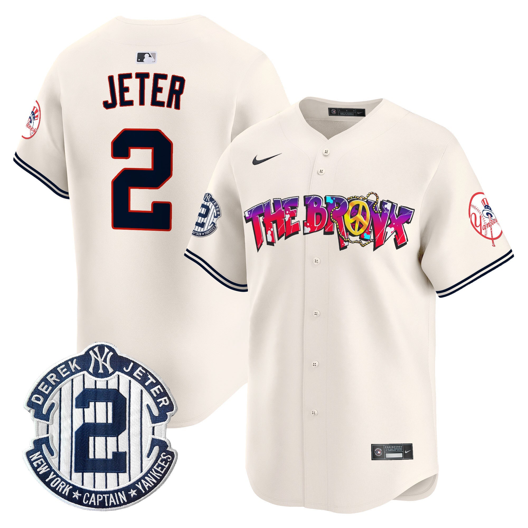 Men’s New York The Bronx Graffiti Vapor Premier Limited Jersey V7