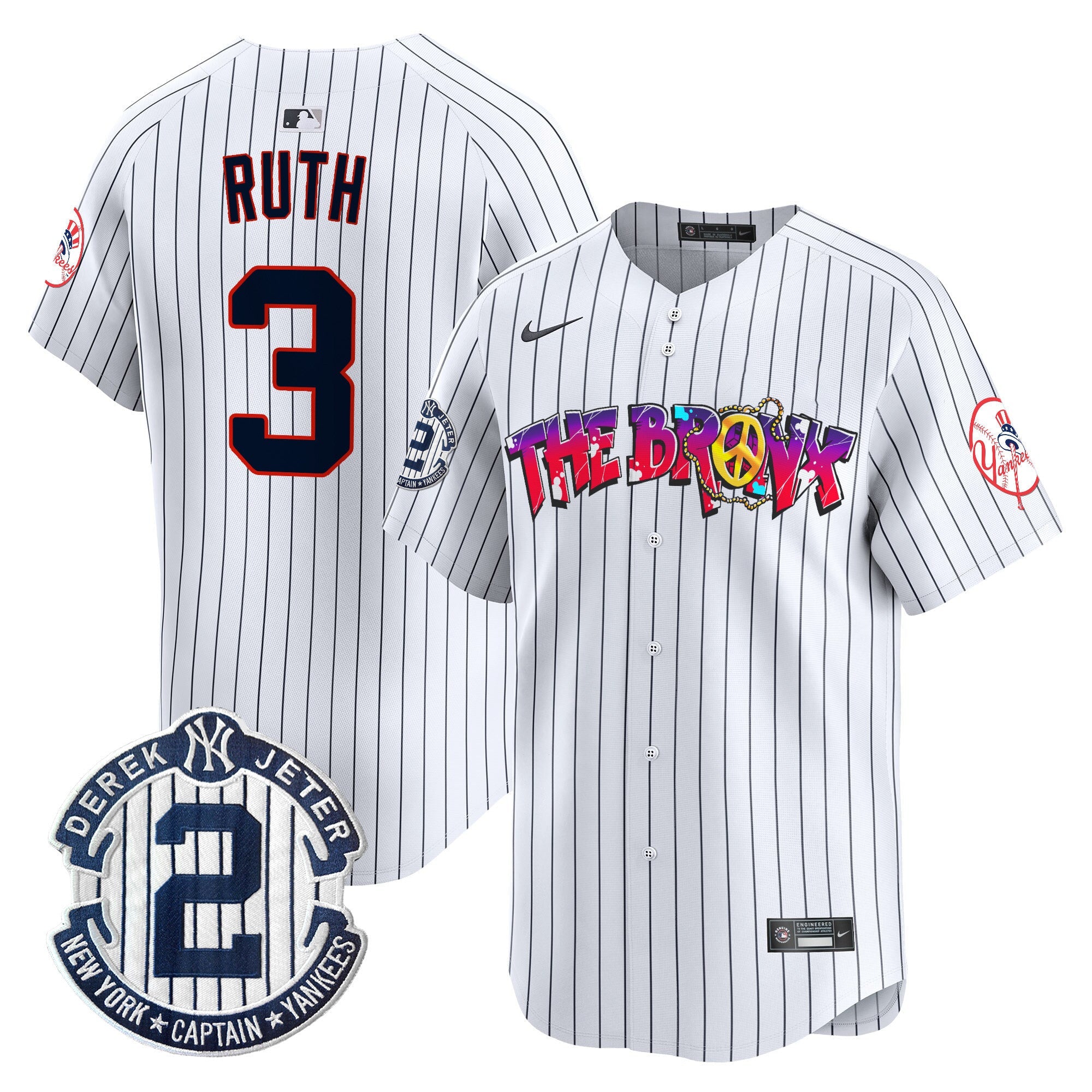 Men’s New York The Bronx Graffiti Vapor Premier Limited Jersey V7
