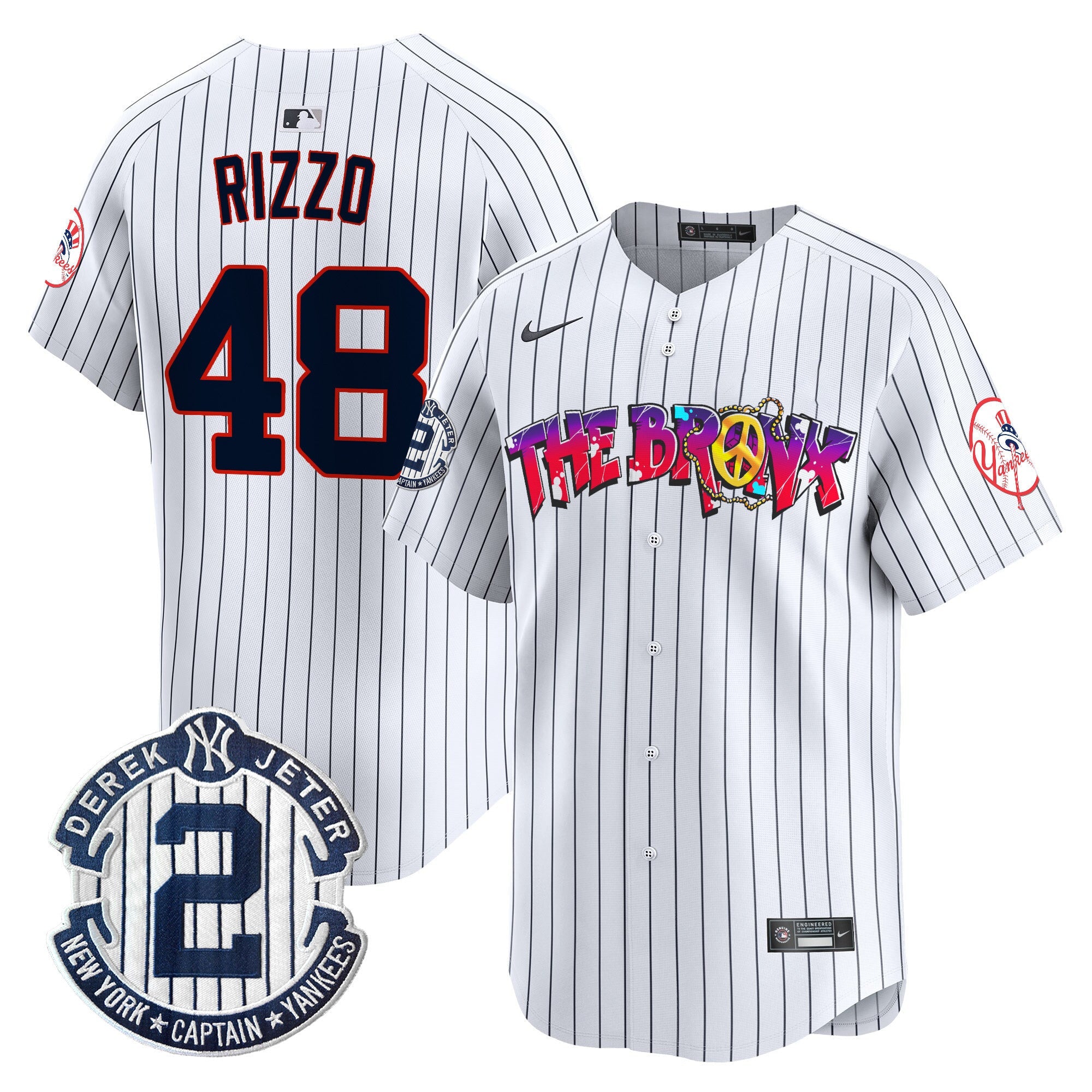 Men’s New York The Bronx Graffiti Vapor Premier Limited Jersey V7