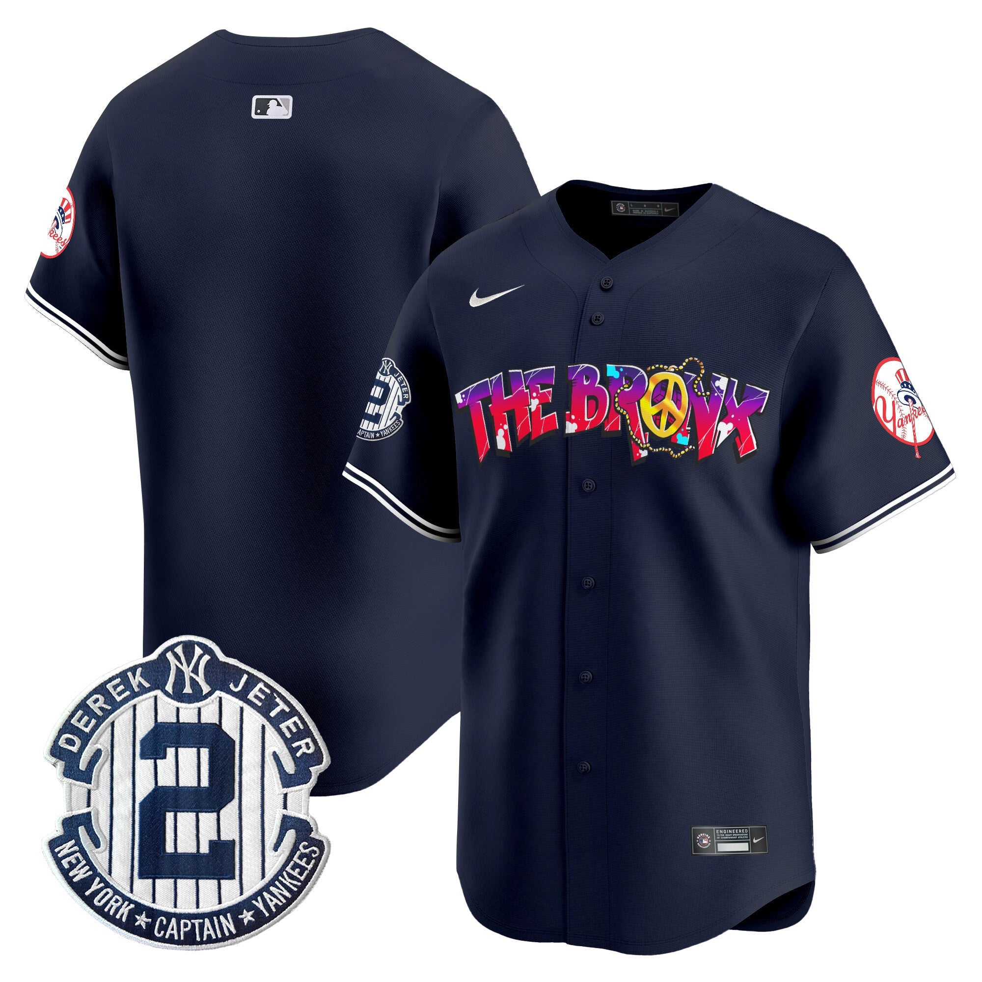 Men’s New York The Bronx Graffiti Vapor Premier Limited Jersey V7