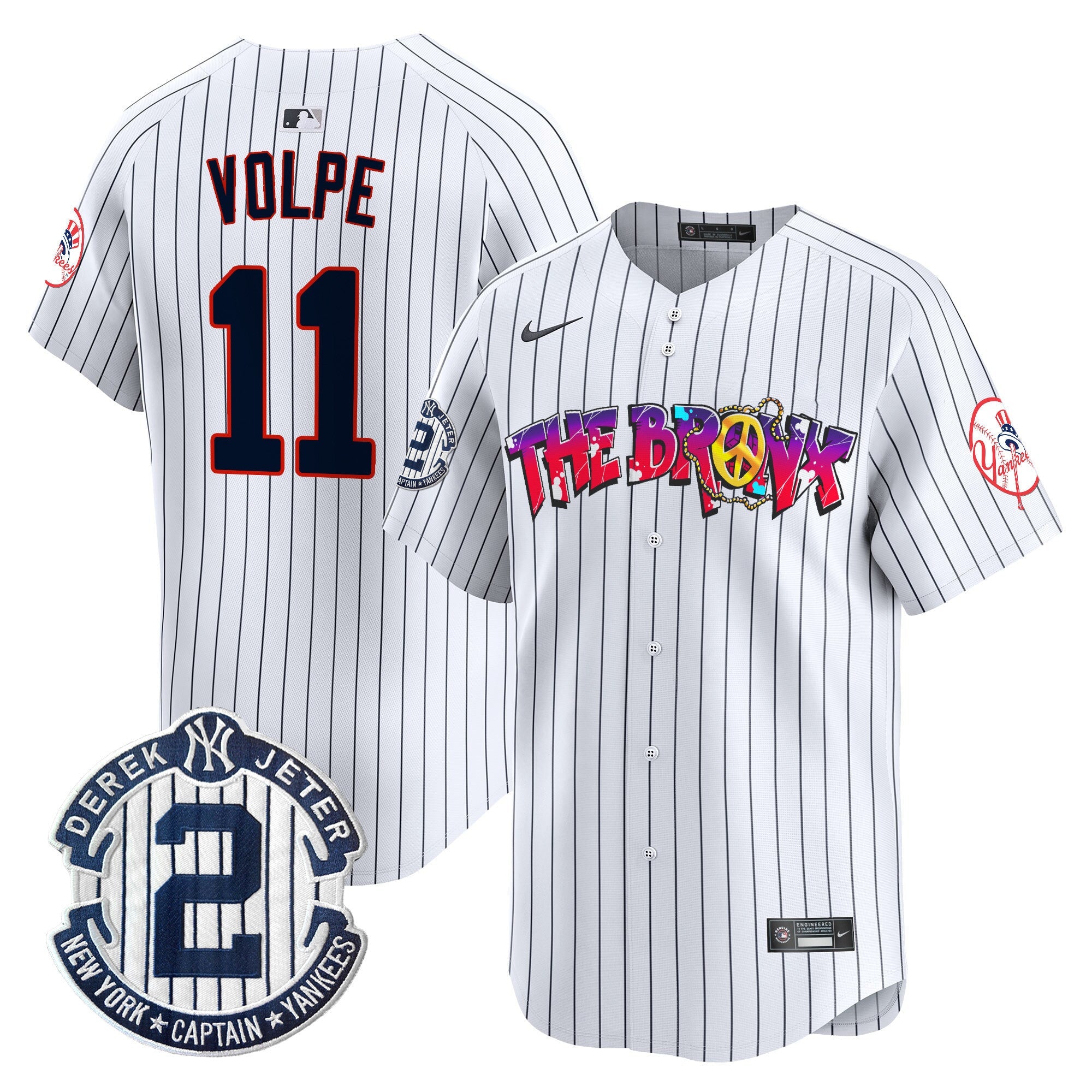 Men’s New York The Bronx Graffiti Vapor Premier Limited Jersey V7