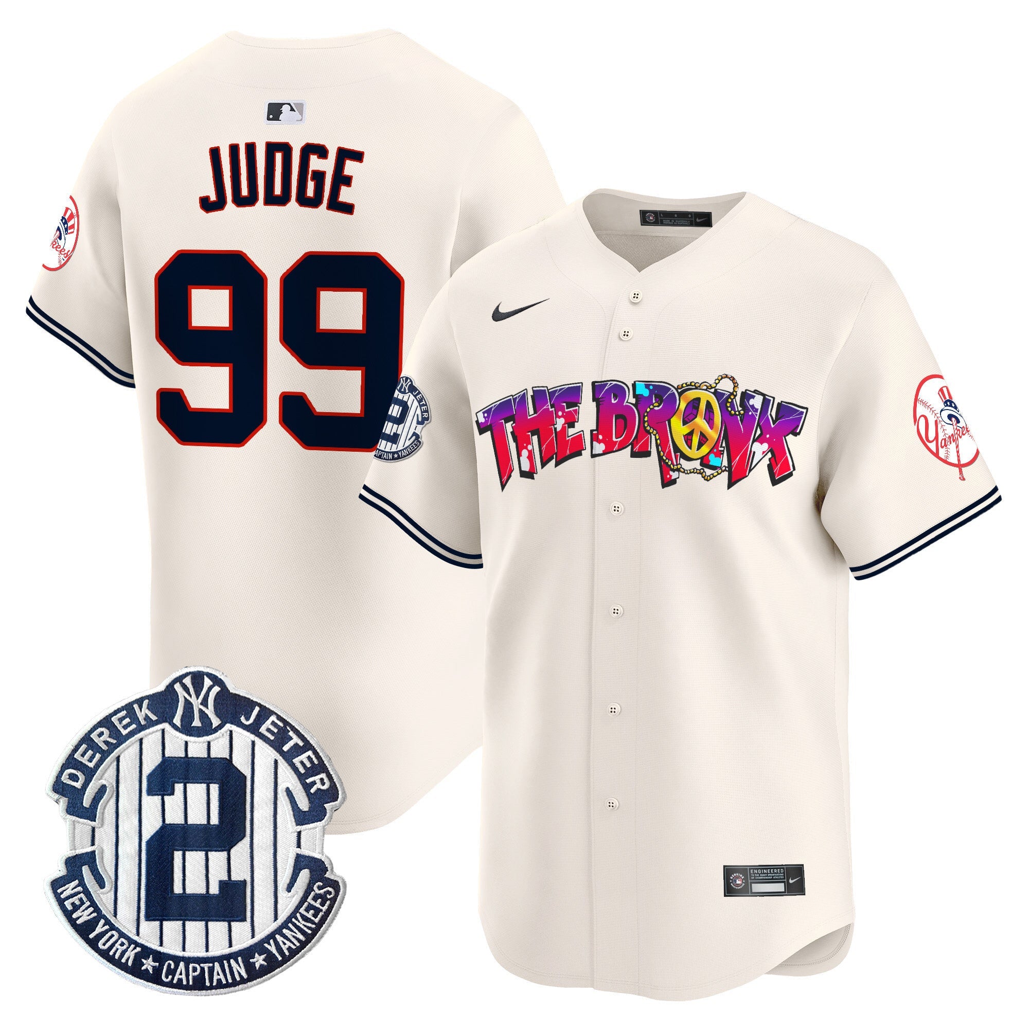 Men’s New York The Bronx Graffiti Vapor Premier Limited Jersey V7