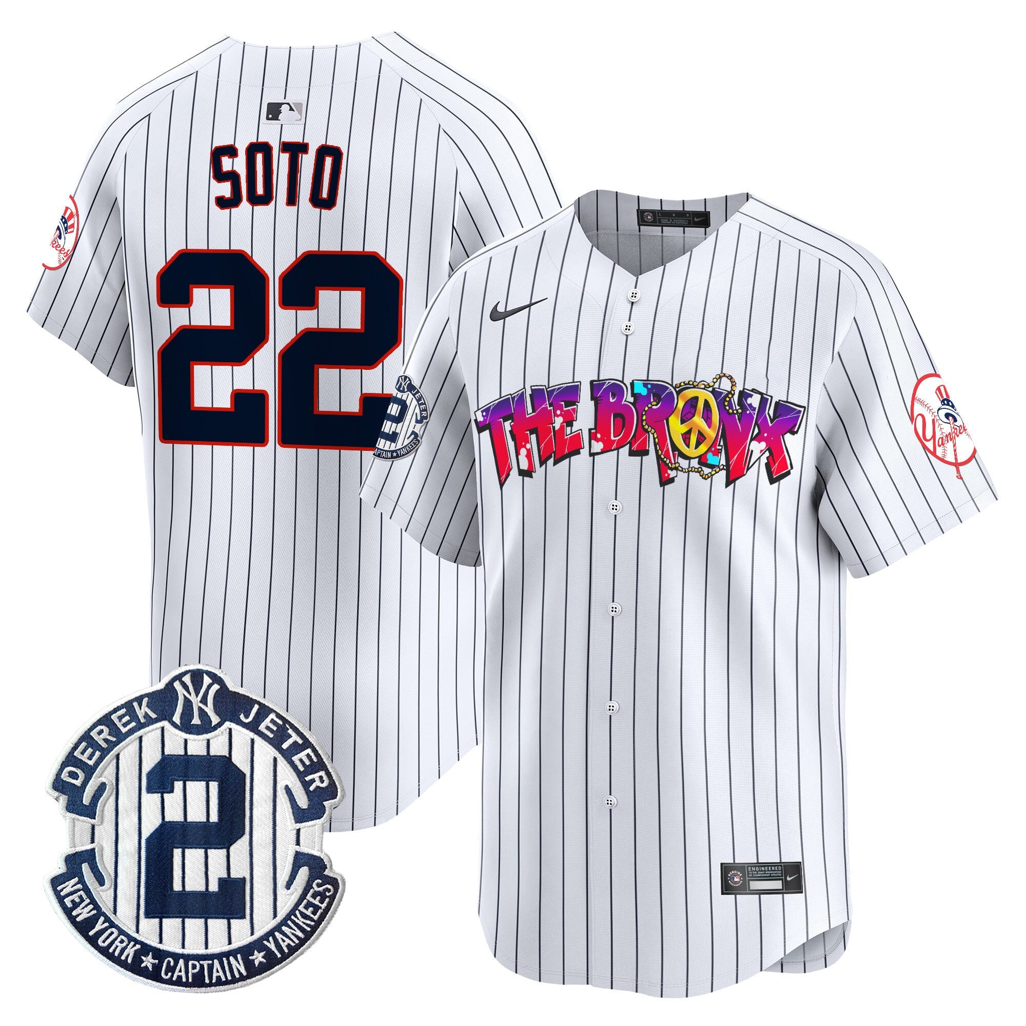 Men’s New York The Bronx Graffiti Vapor Premier Limited Jersey V7