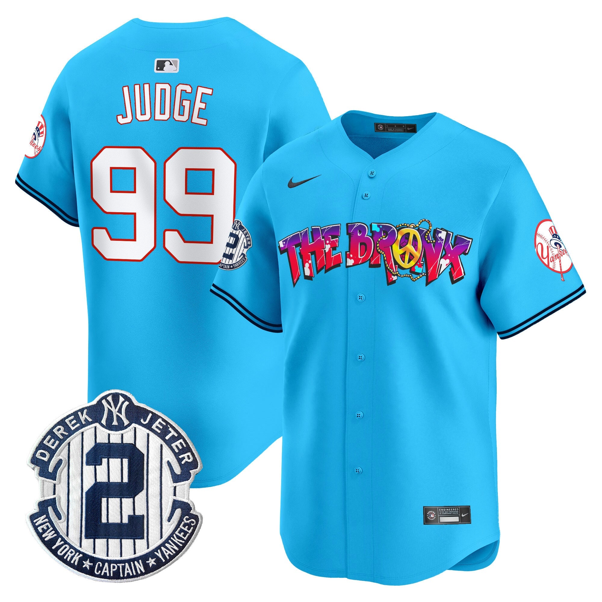 Men’s New York The Bronx Graffiti Vapor Premier Limited Jersey V7