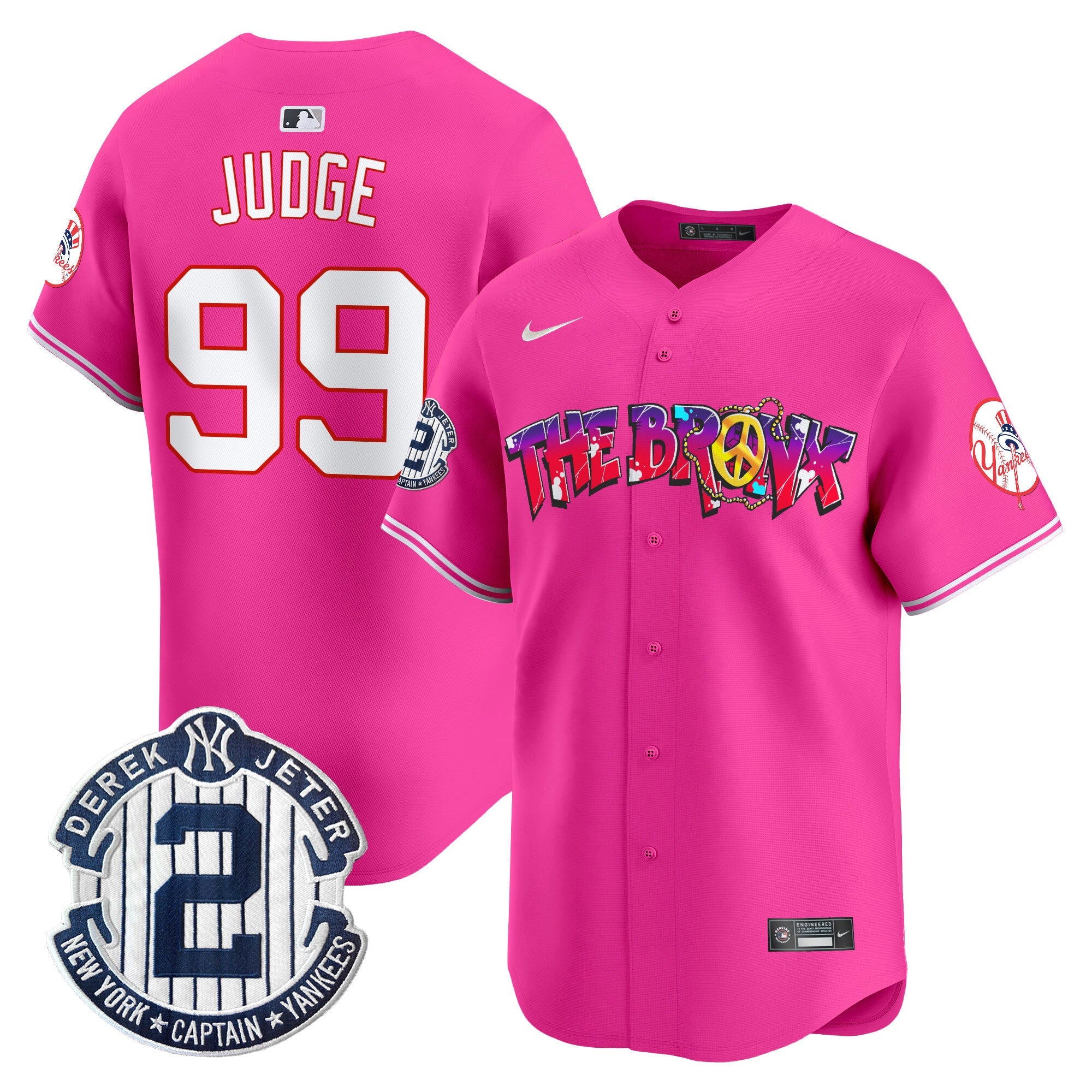 Men’s New York The Bronx Graffiti Vapor Premier Limited Jersey V7