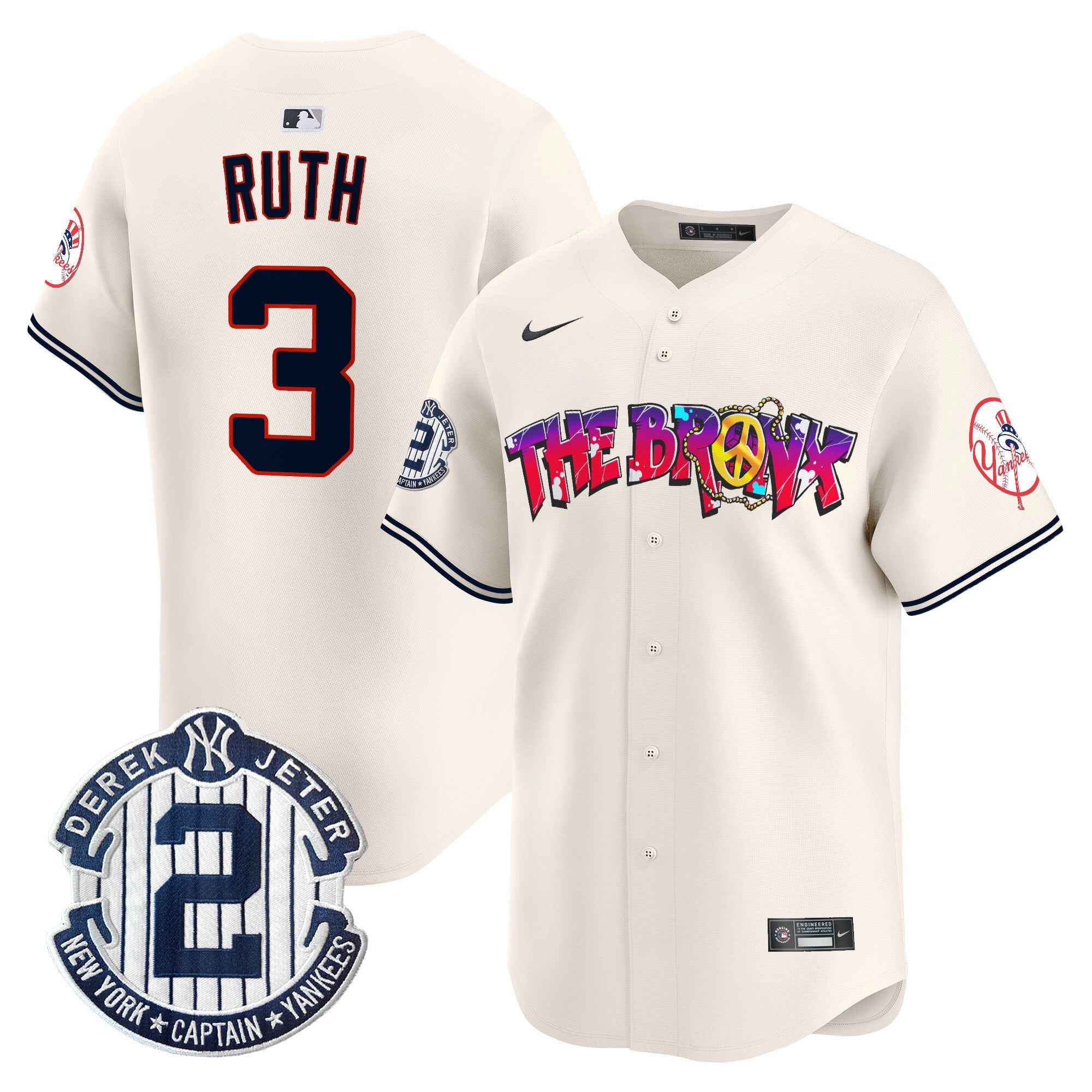 Men’s New York The Bronx Graffiti Vapor Premier Limited Jersey V7