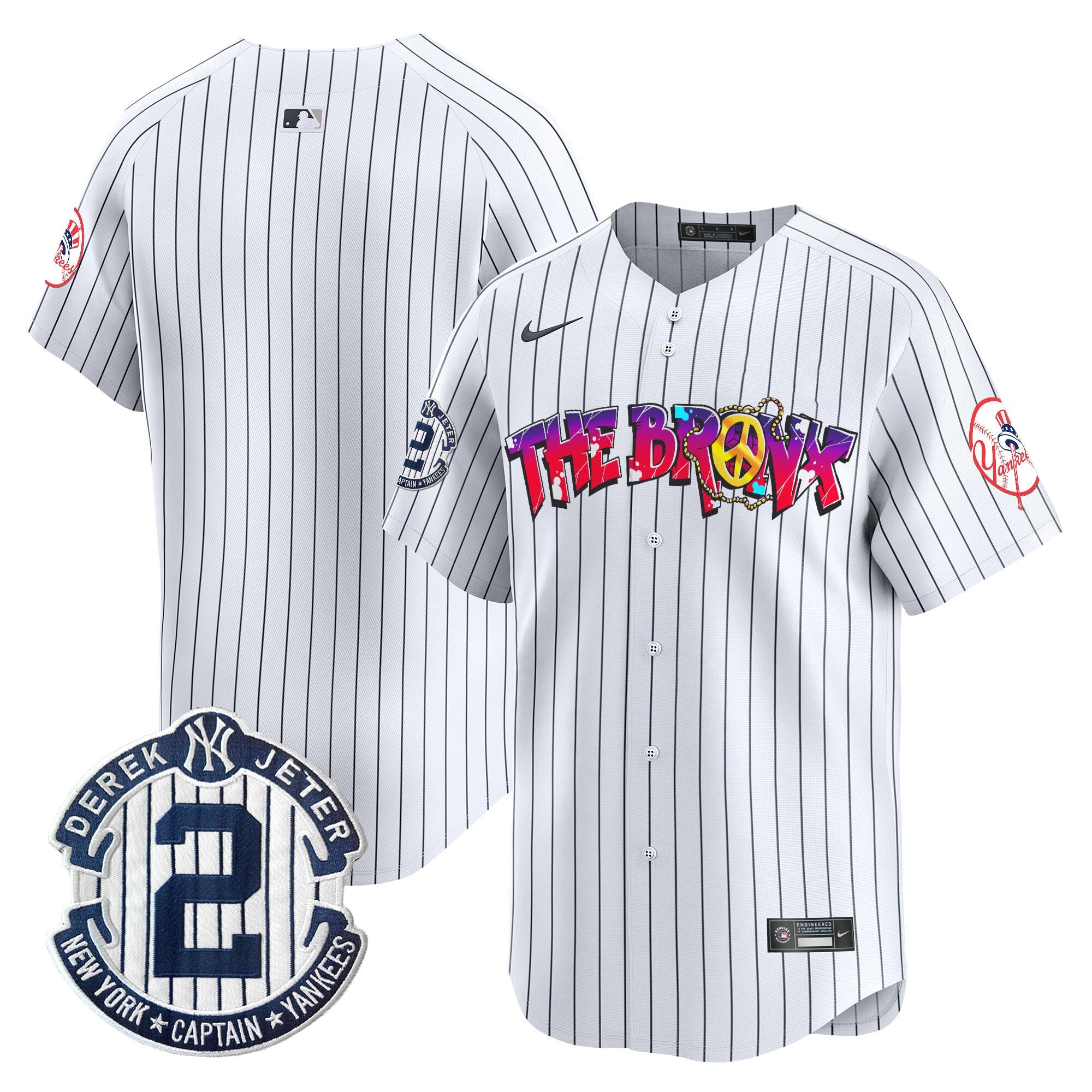 Men’s New York The Bronx Graffiti Vapor Premier Limited Jersey V7