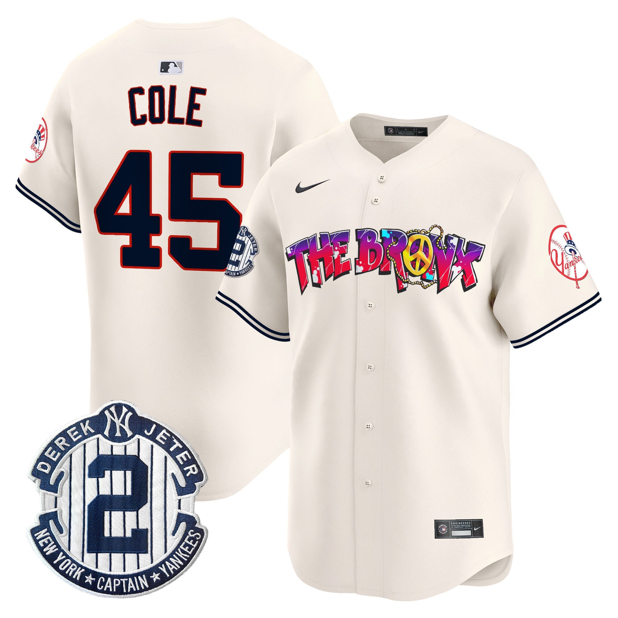 Men’s New York The Bronx Graffiti Vapor Premier Limited Jersey V7