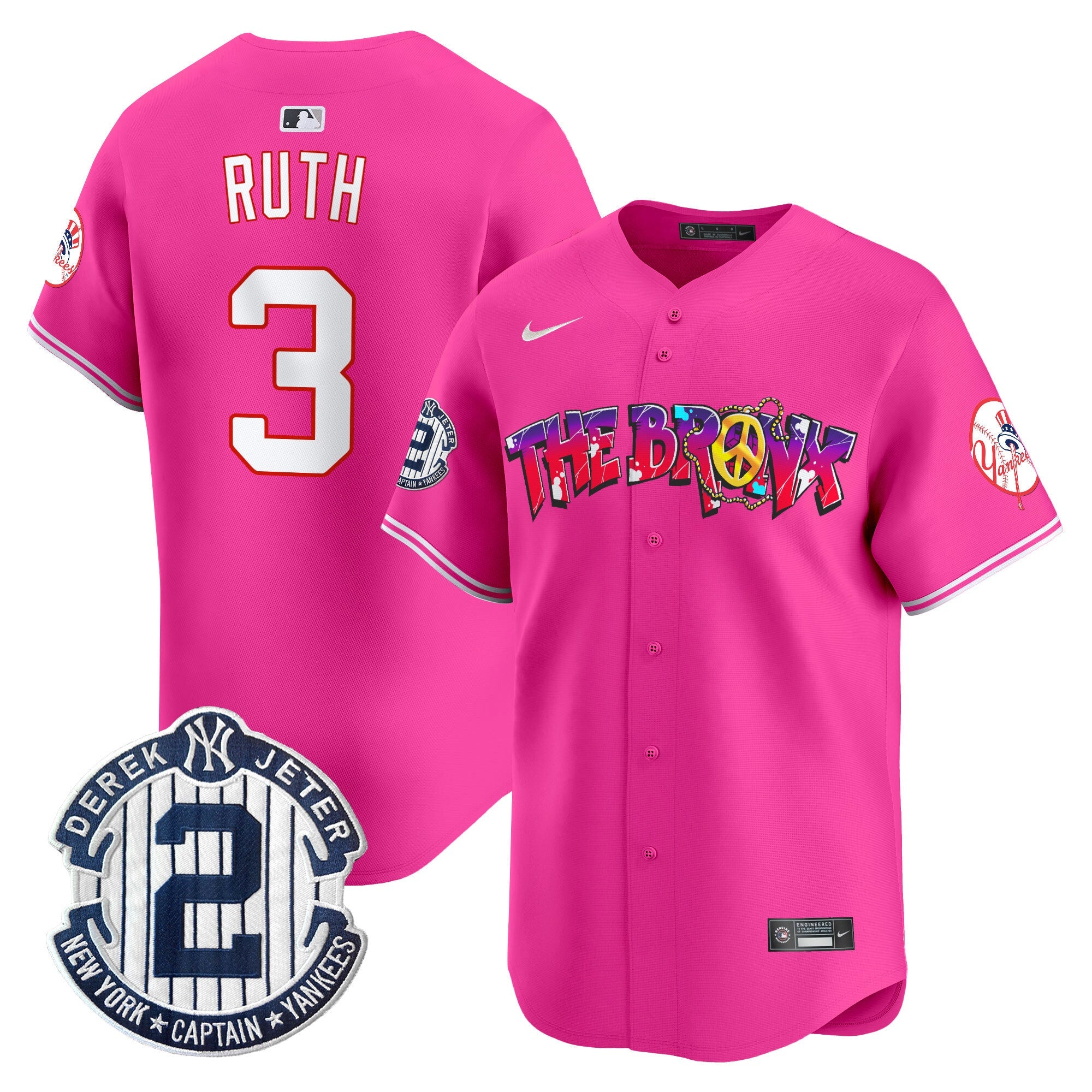 Men’s New York The Bronx Graffiti Vapor Premier Limited Jersey V7