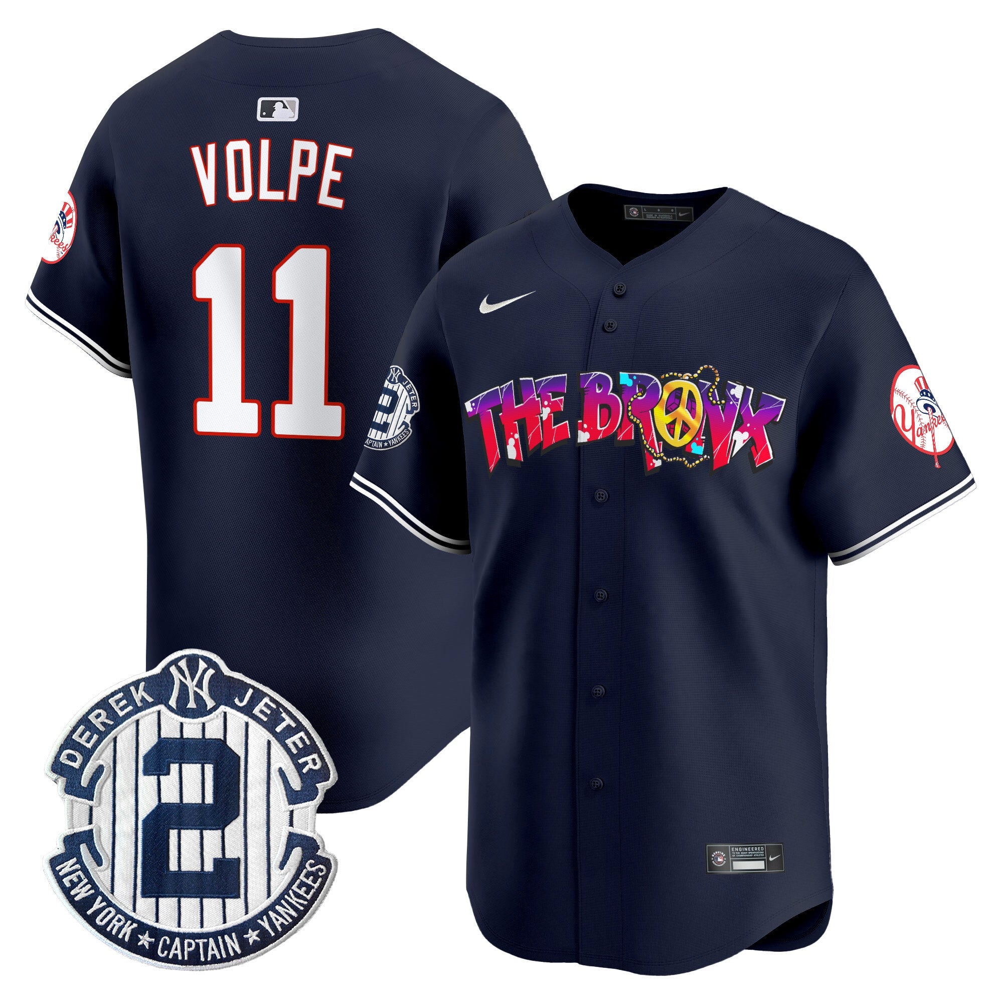 Men’s New York The Bronx Graffiti Vapor Premier Limited Jersey V7