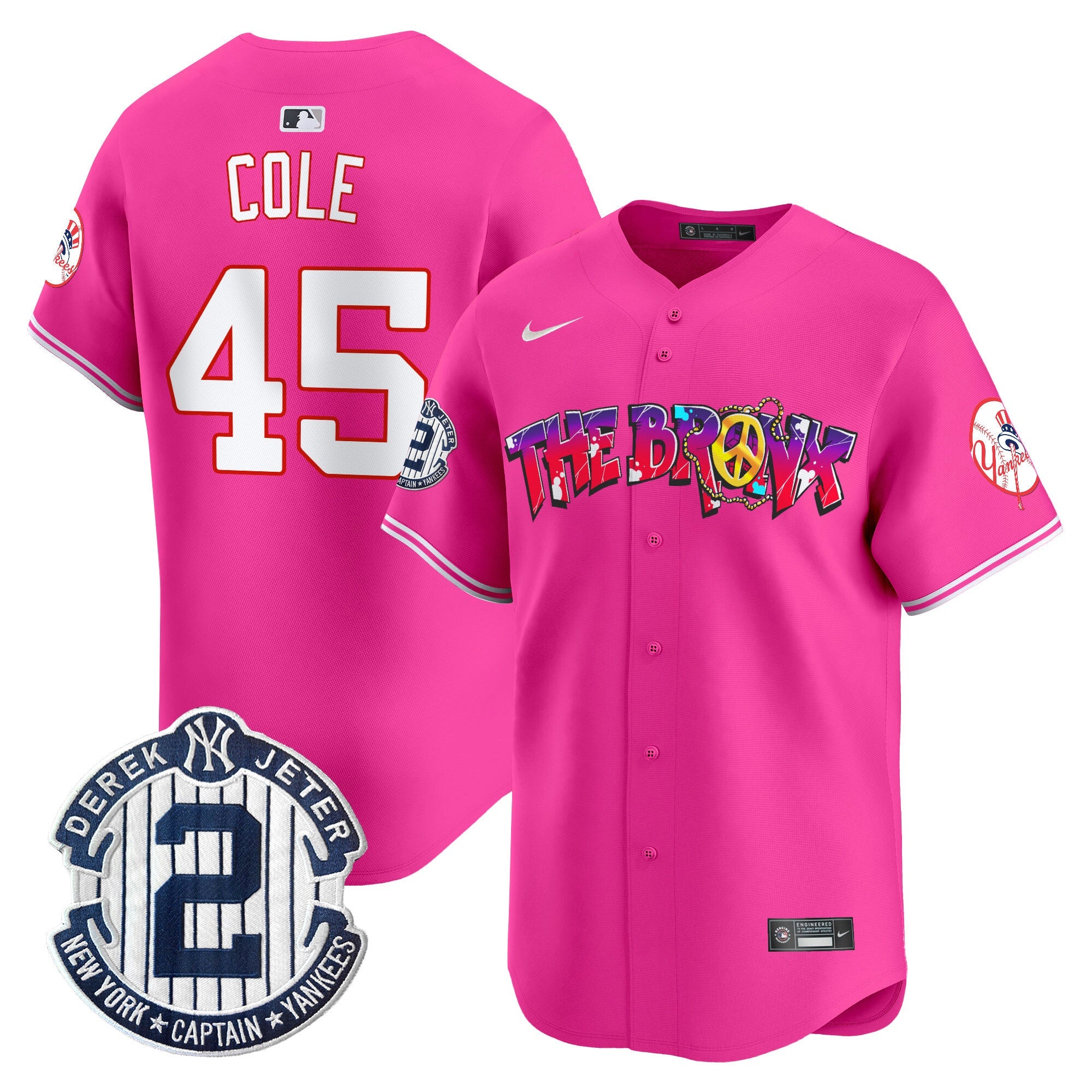 Men’s New York The Bronx Graffiti Vapor Premier Limited Jersey V7
