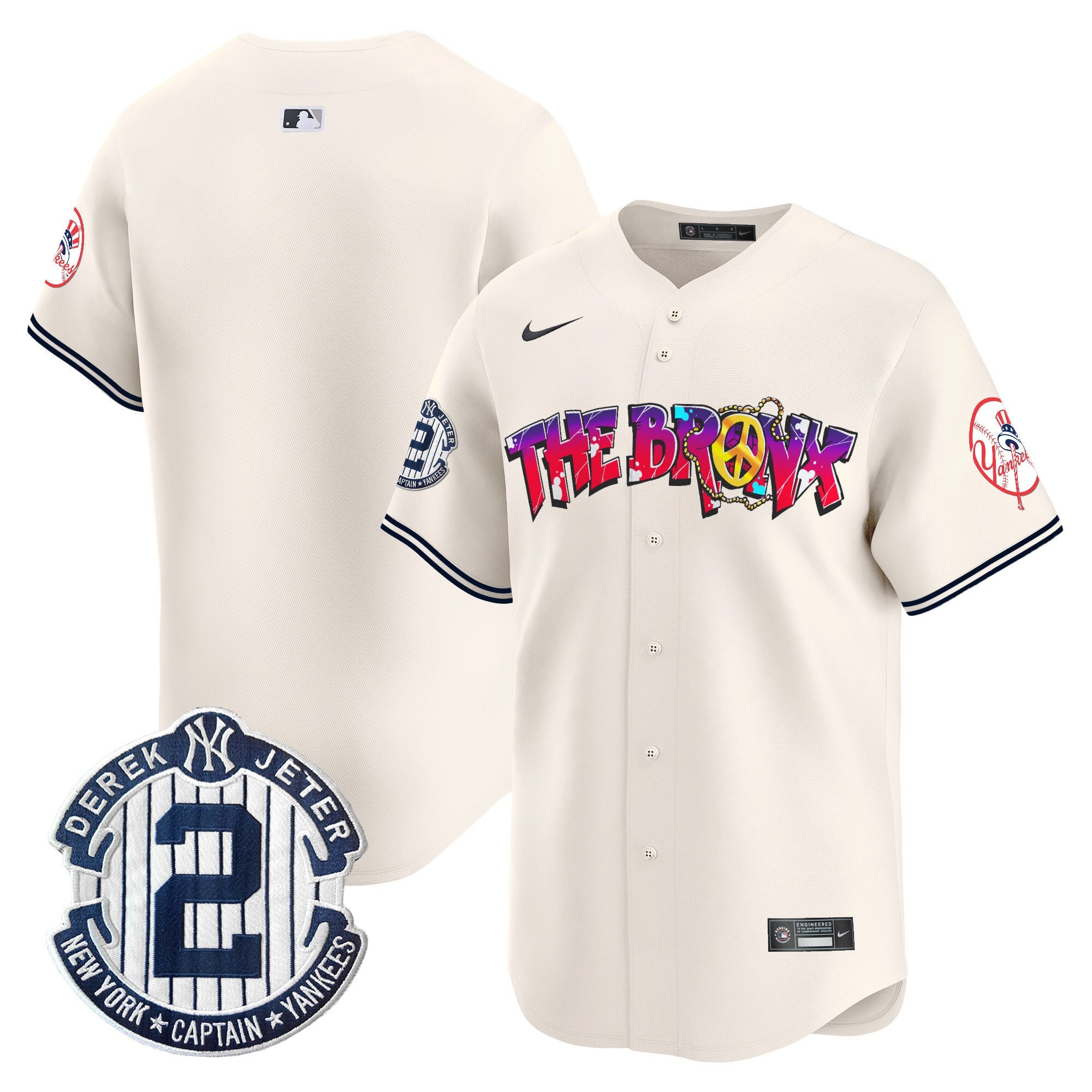 Men’s New York The Bronx Graffiti Vapor Premier Limited Jersey V7