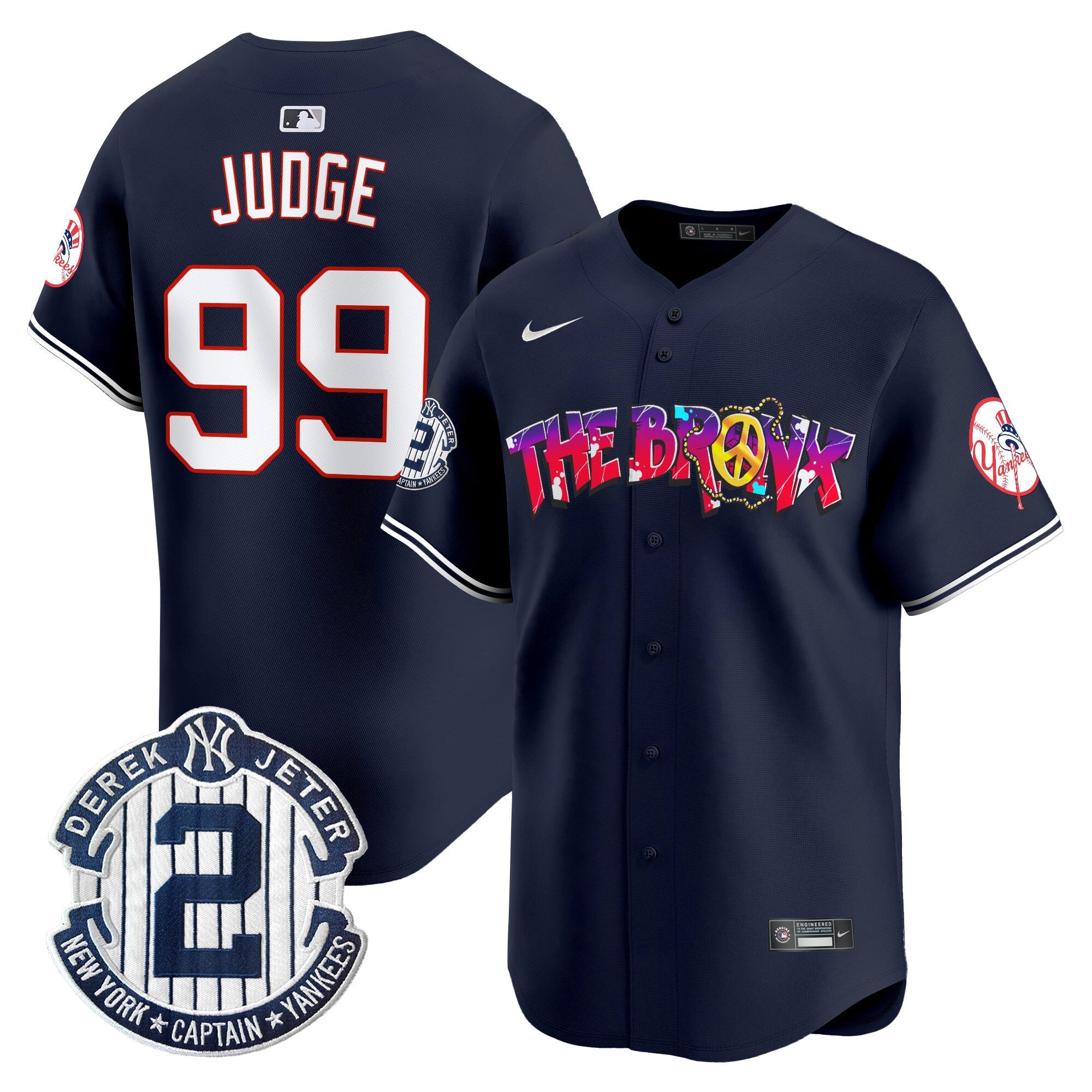 Men’s New York The Bronx Graffiti Vapor Premier Limited Jersey V7