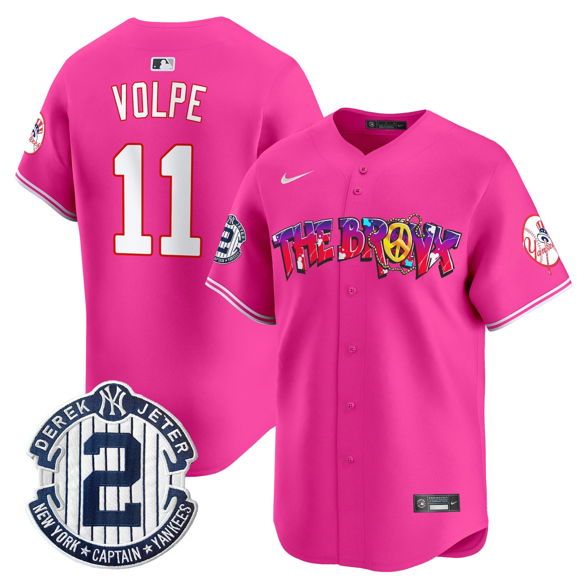 Men’s New York The Bronx Graffiti Vapor Premier Limited Jersey V7