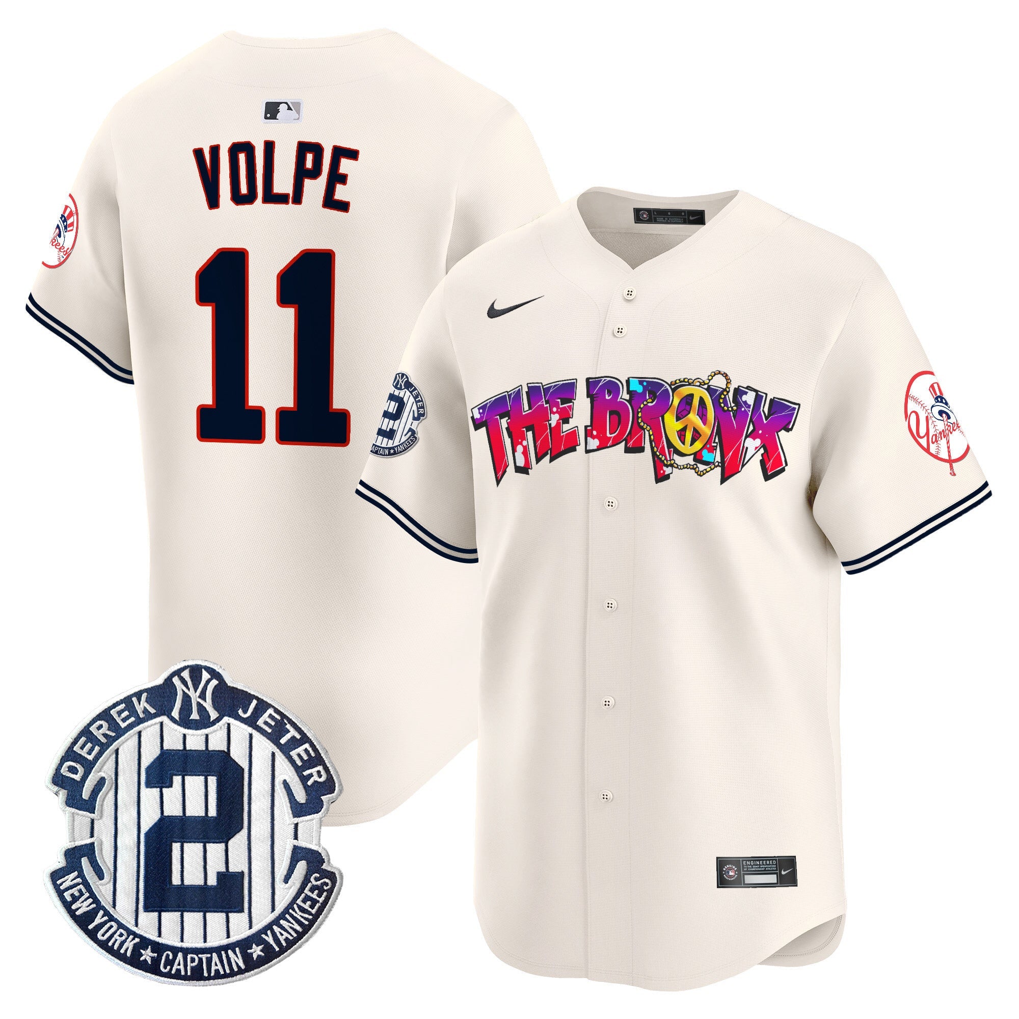 Men’s New York The Bronx Graffiti Vapor Premier Limited Jersey V7