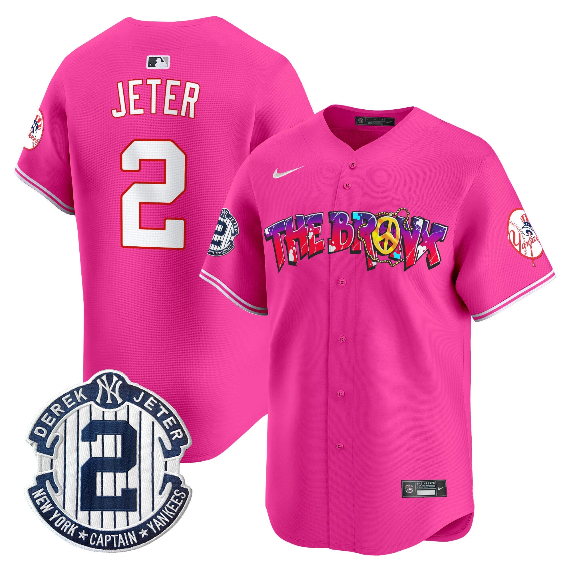 Men’s New York The Bronx Graffiti Vapor Premier Limited Jersey V7